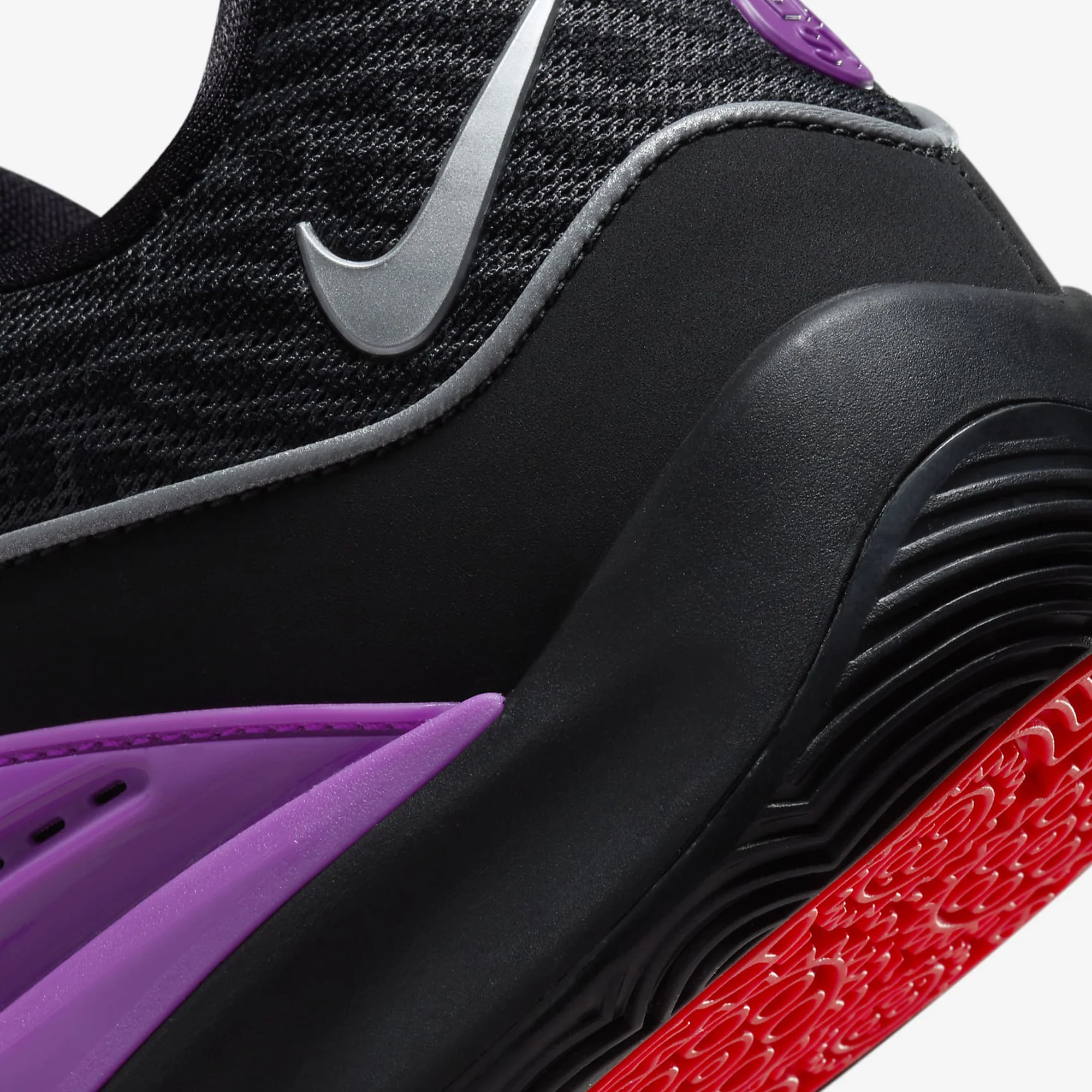 Nike | KEVIN DURANT KD16 EP { BLACK/METALLIC SILVER-VIVID PURPLE - Image 5