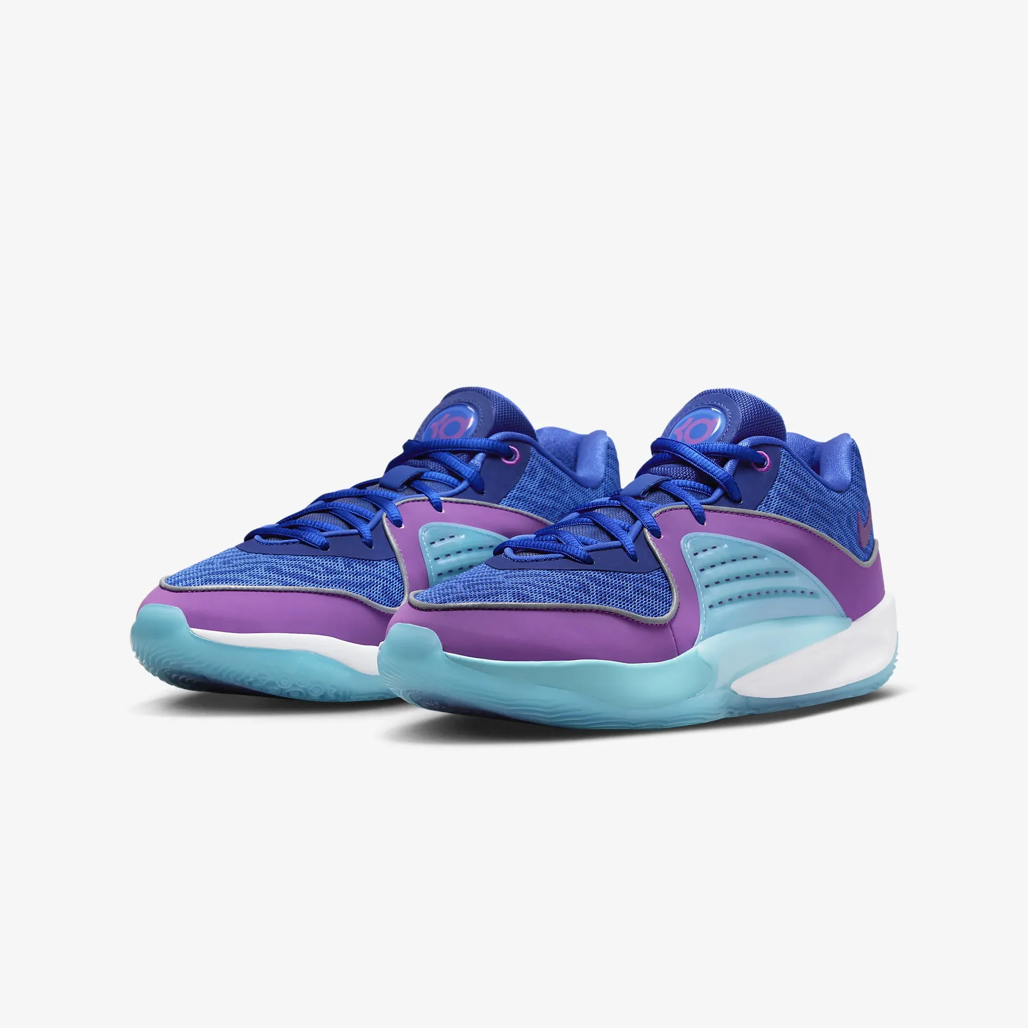 Nike | KEVIN DURANT KD16 EP { DEEP ROYAL/VIVID PURPLE-METALLIC SILVER - Image 2