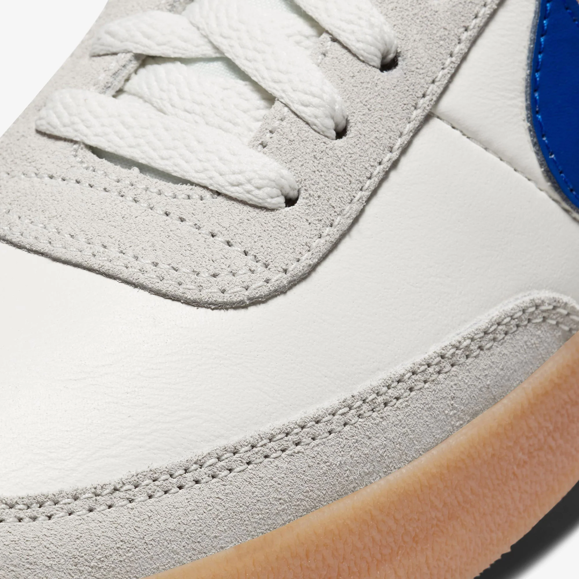 Nike | KILLSHOT 2 LEATHER  { SAIL/HYPER BLUE-GUM YELLOW - Image 5