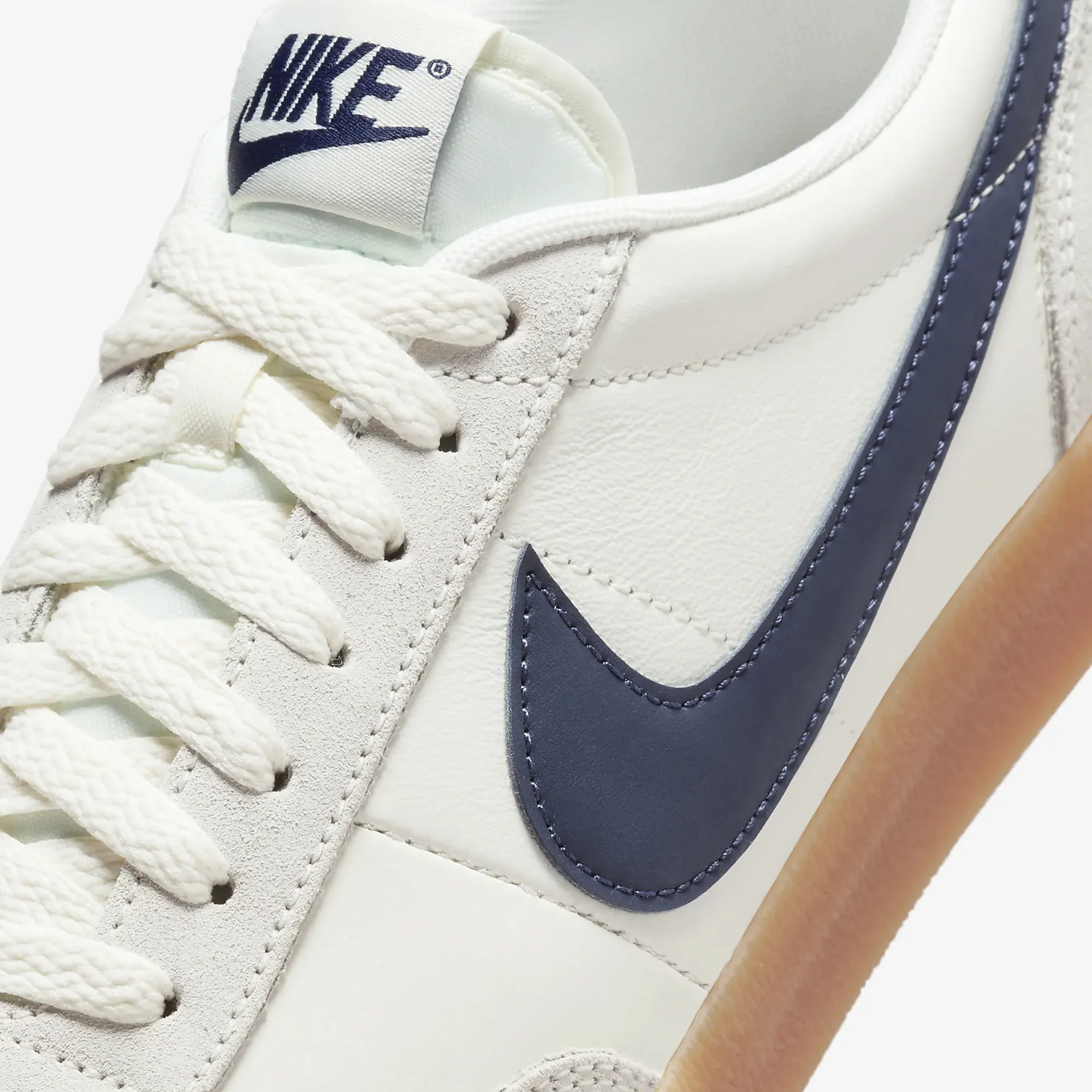 Nike | KILLSHOT 2 LEATHER  { SAIL/MIDNIGHT NAVY-GUM YELLOW - Image 4