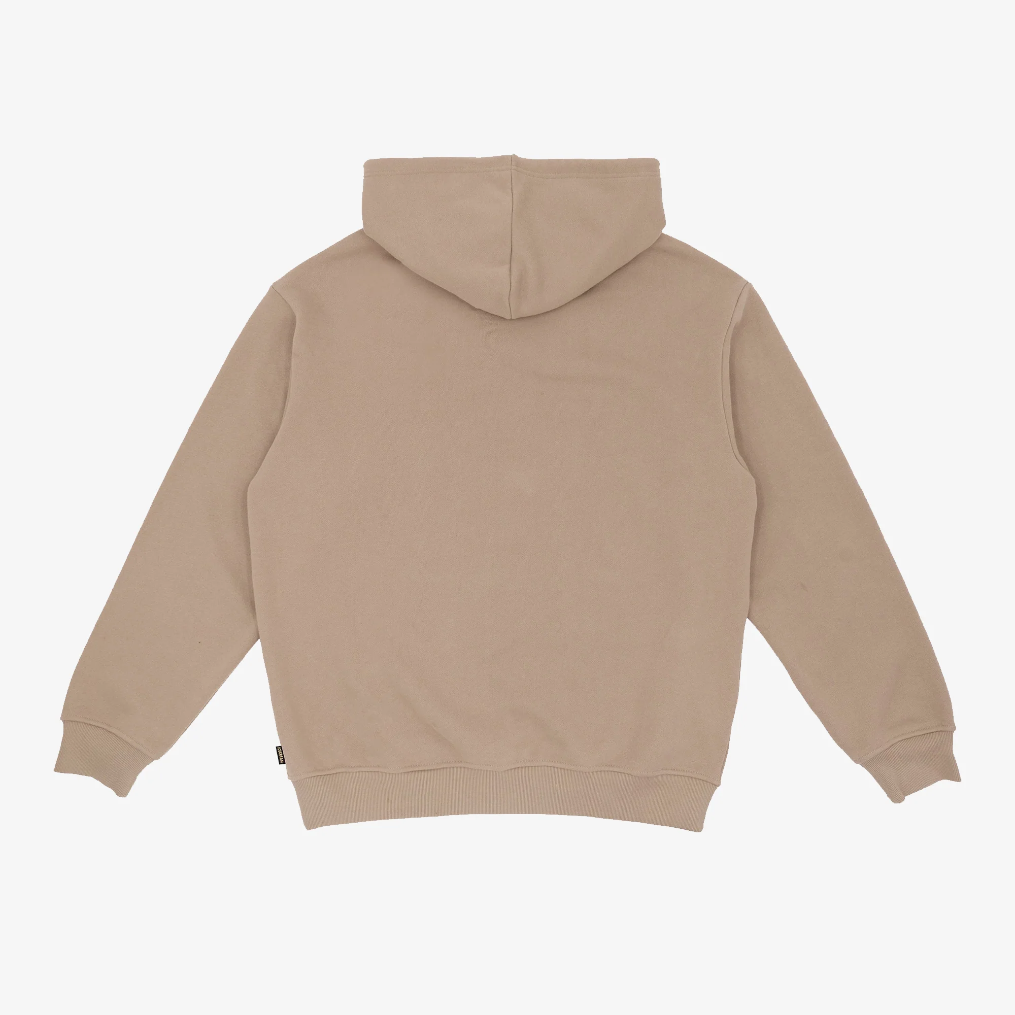 Icecream | KIRIGAMI RUNNING DOG FLOCK HOODIE { BEIGE - Image 2