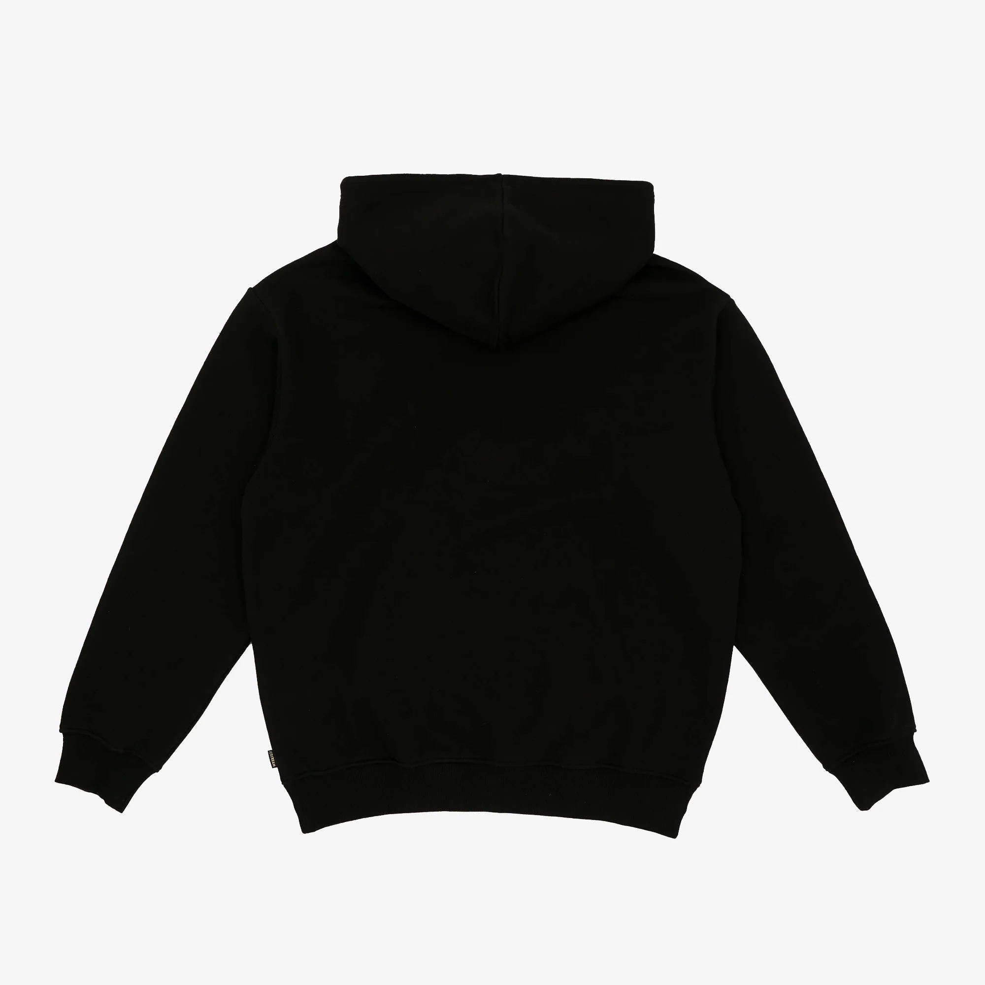 Icecream | KIRIGAMI RUNNING DOG FLOCK HOODIE { BLACK - Image 2