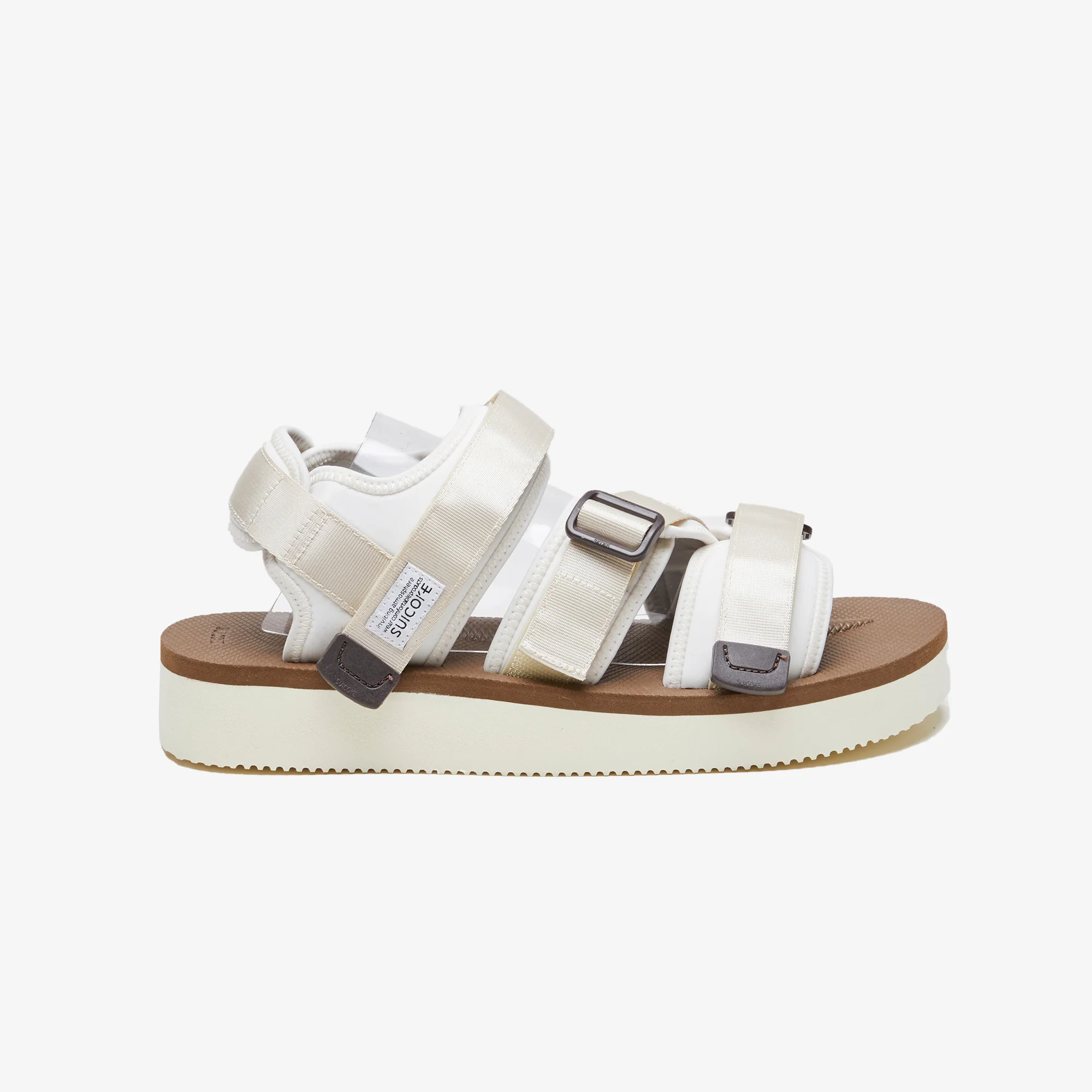 Suicoke | KISSE-PO { IVORY WHITE/BROWN