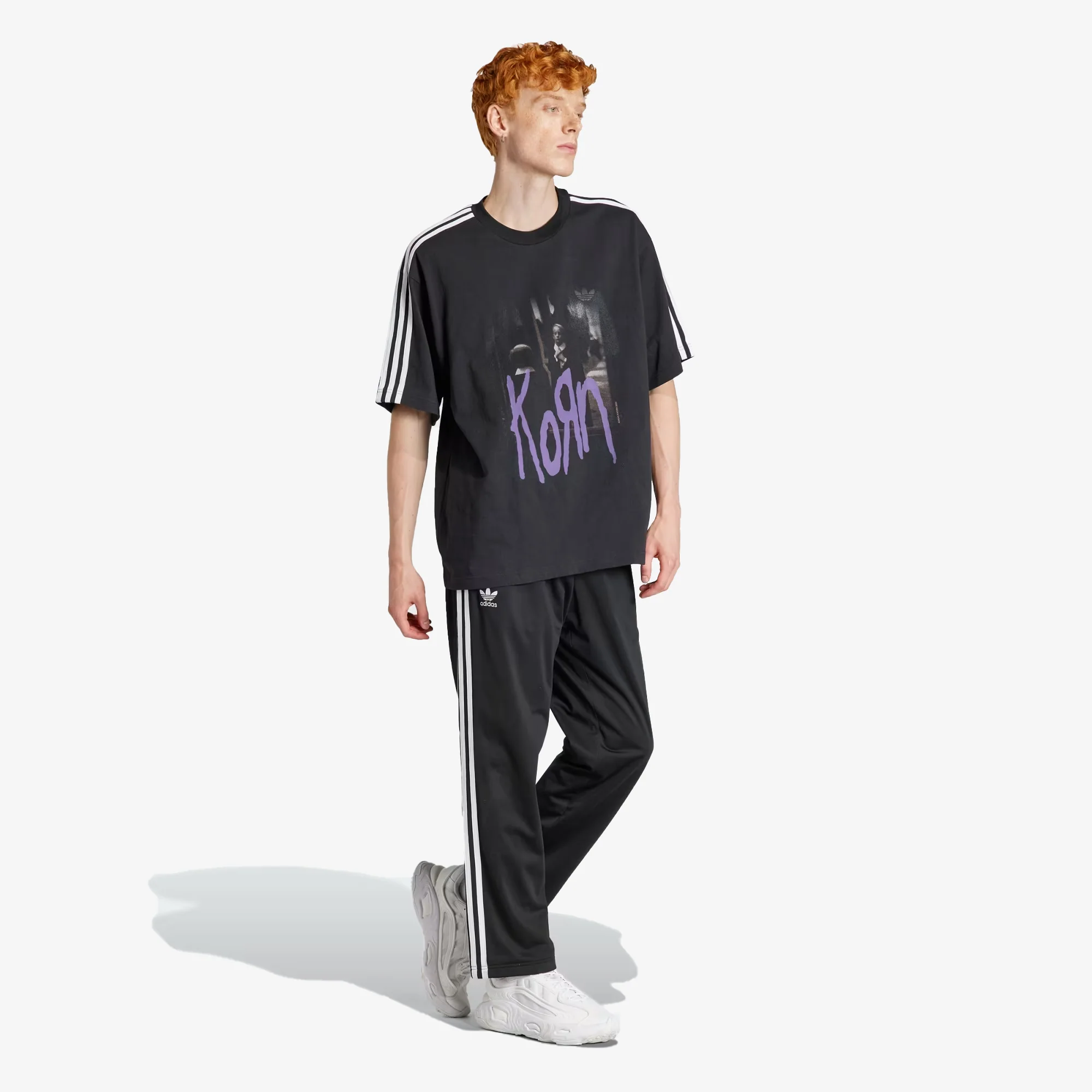 Adidas Originals | KORN TRACK PANTS { BLACK - Image 6