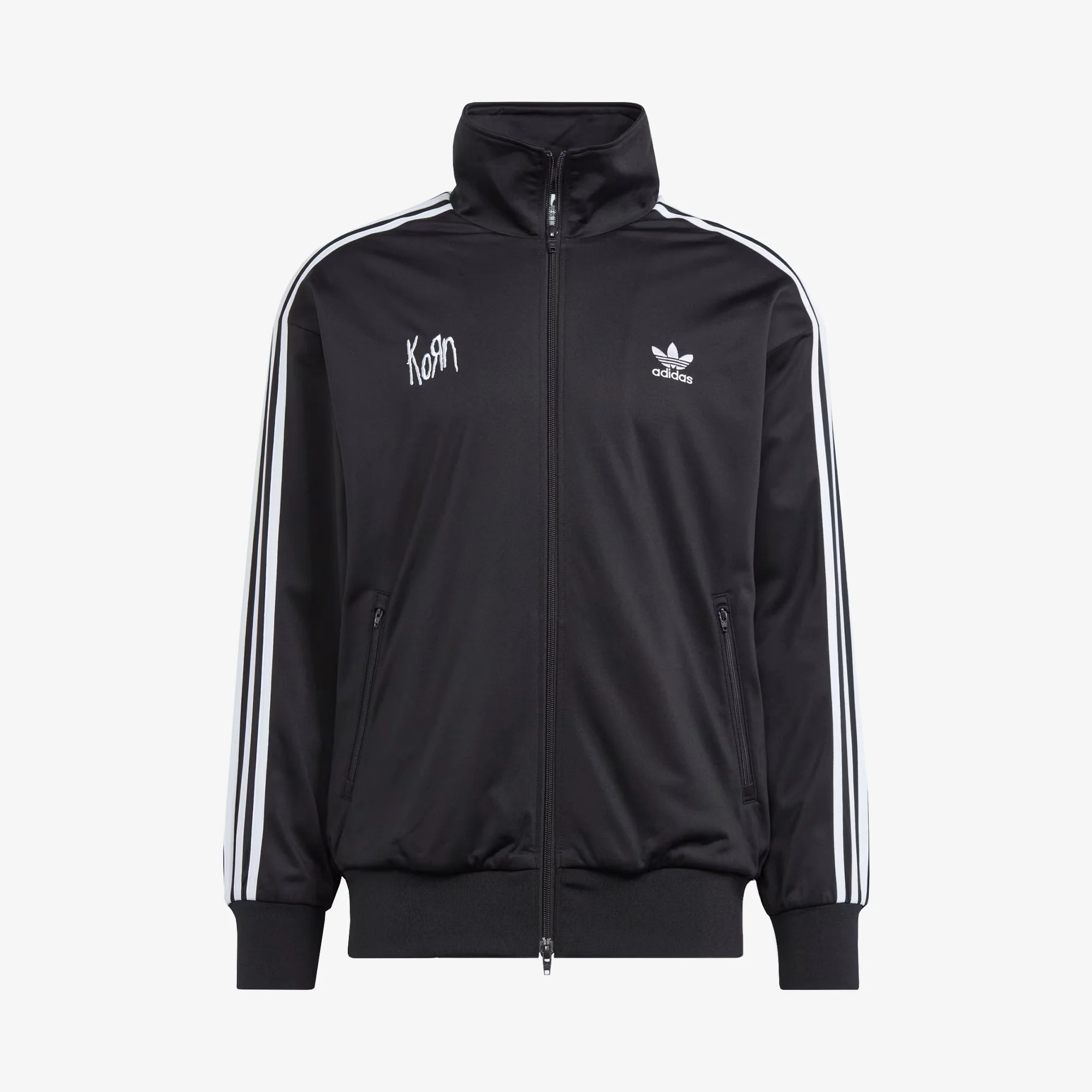 Adidas Originals | KORN TRACK TOP  { BLACK - Image 5
