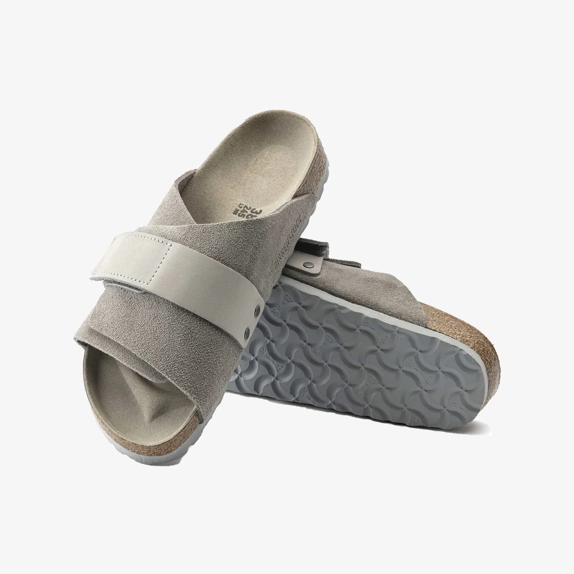 Birkenstock | KYOTO NUBUCK/SUEDE LEATHER { GRAY - Image 2