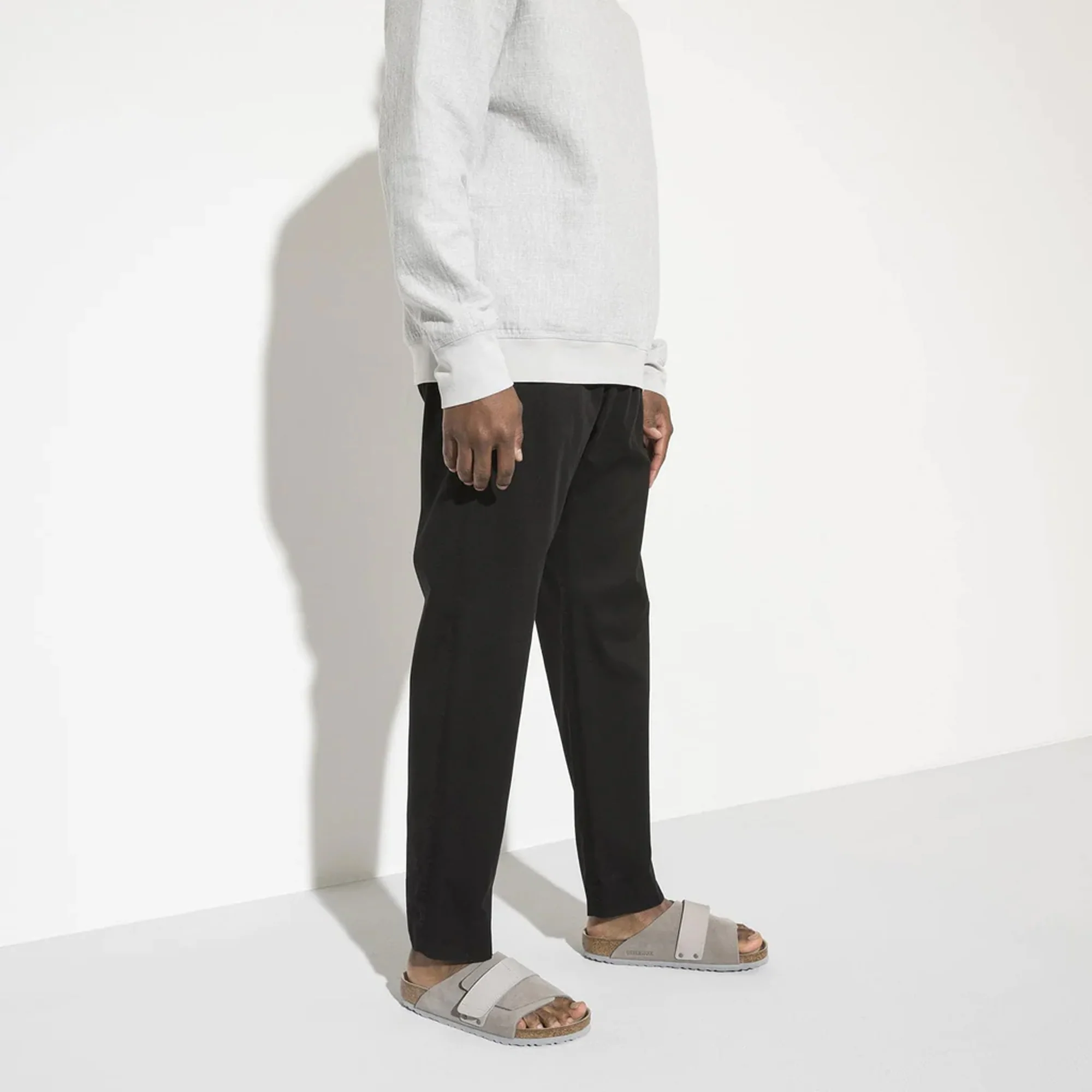 Birkenstock | KYOTO NUBUCK/SUEDE LEATHER { GRAY - Image 6