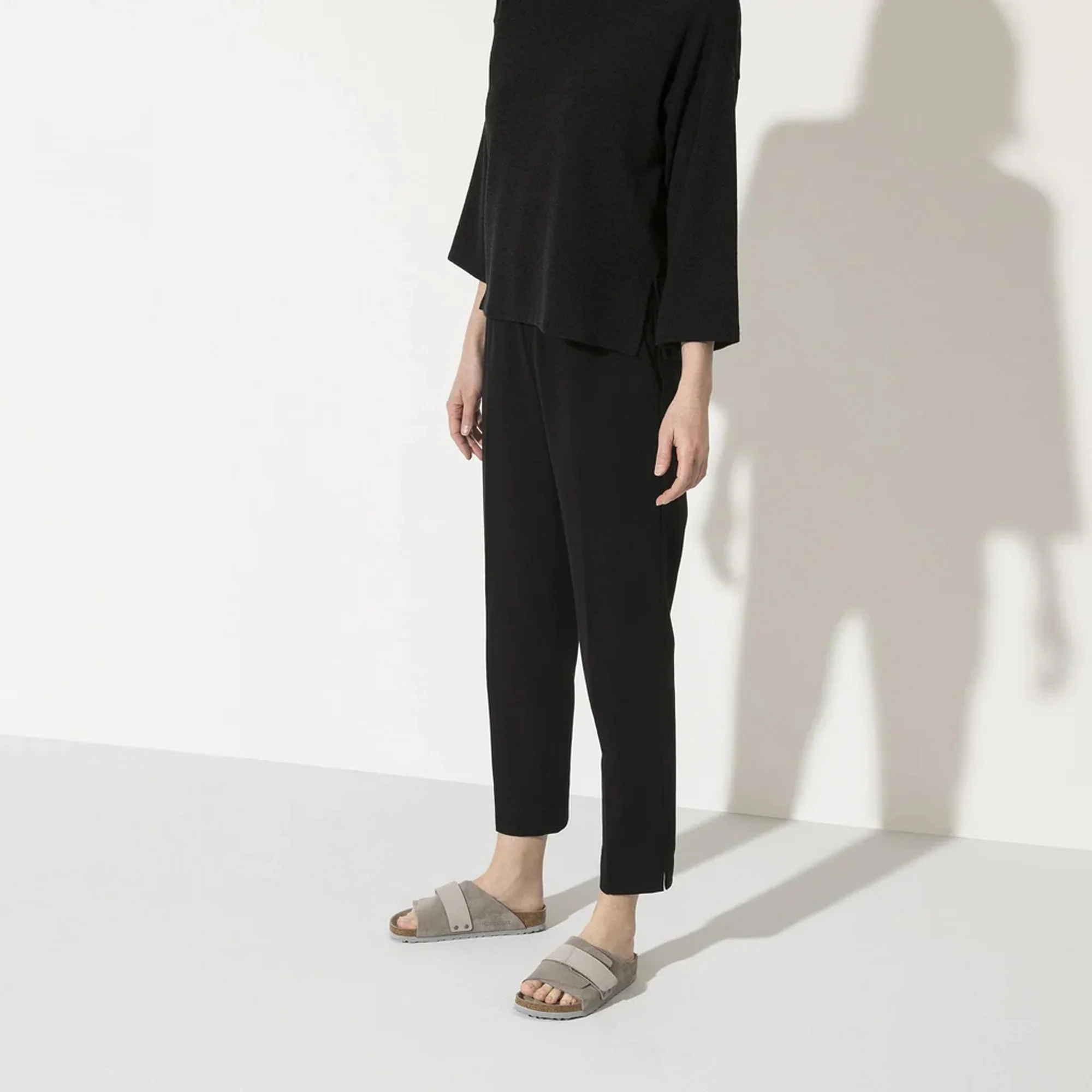Birkenstock | KYOTO NUBUCK/SUEDE LEATHER { GRAY - Image 8