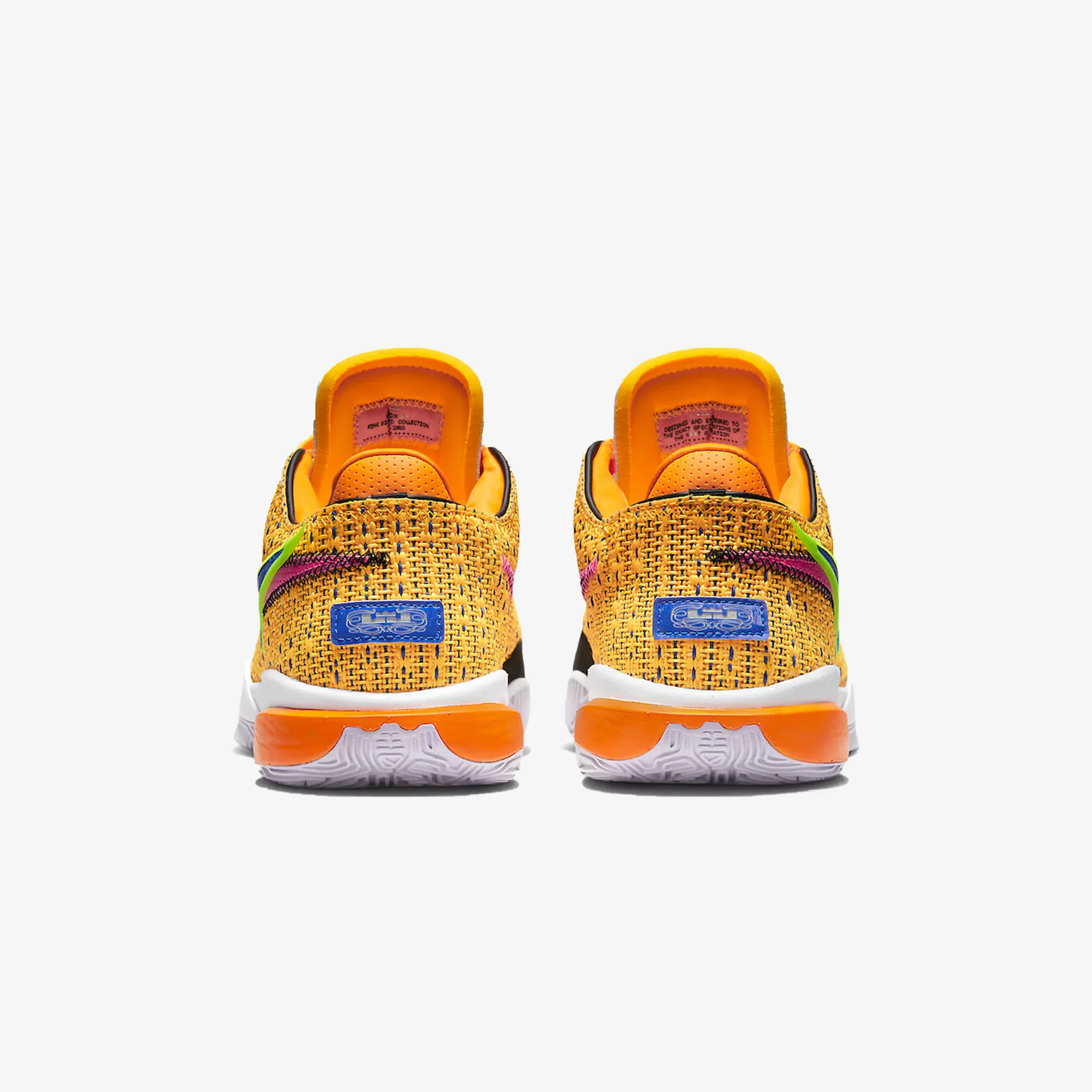 Nike | LEBRON XX EP { LASER ORANGE/RACER BLUE-HYPER PINK-WHITE - Image 3