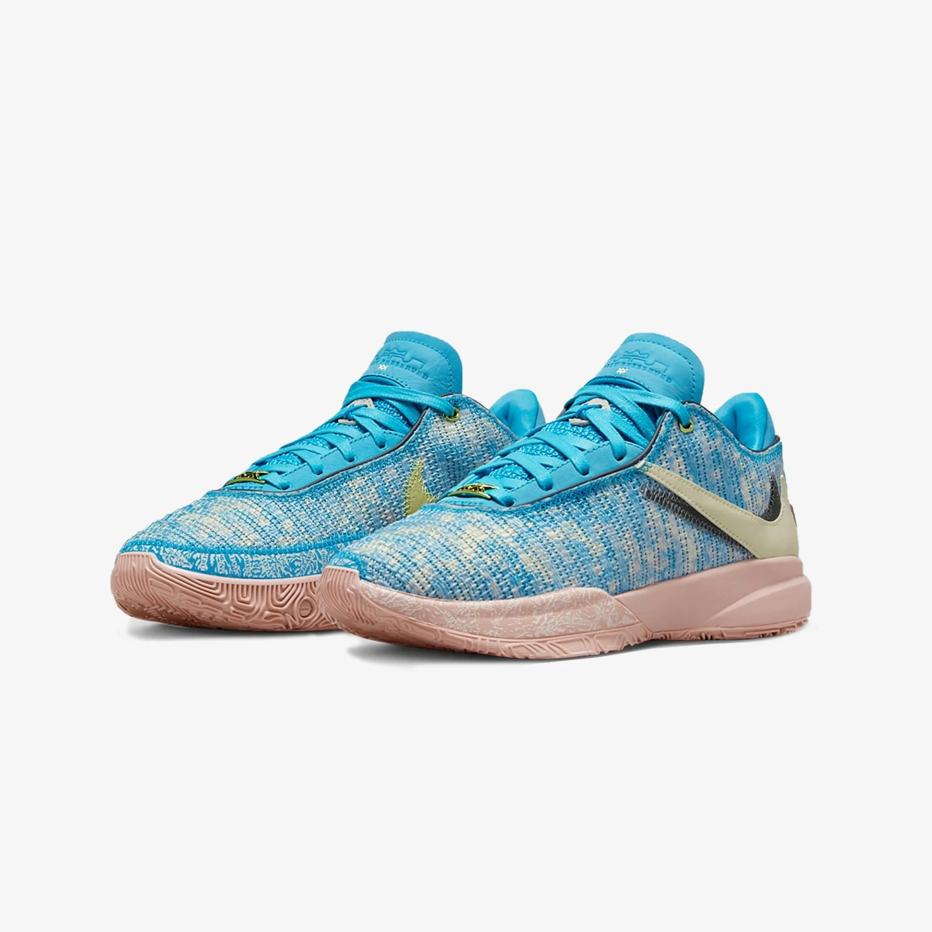 Nike | LEBORN XX ASW EP { BLUE LIGHTNING/COCONUT MILK - Image 2
