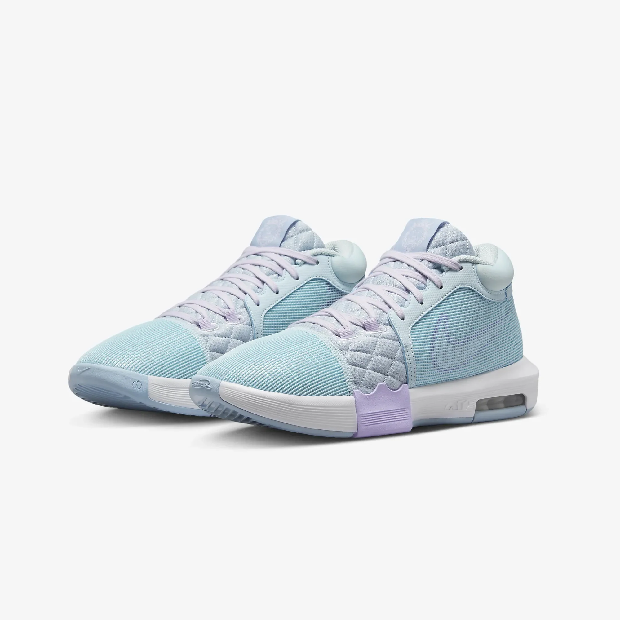 Nike | LEBRON WITNESS 8 EP { GLACIER BLUE/WHITE-LT ARMORY BLUE - Image 2