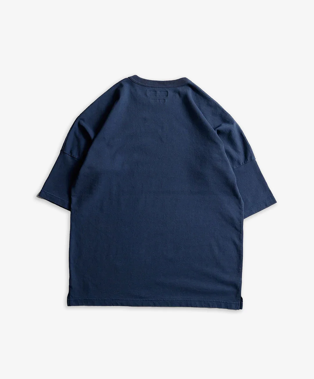FDMTL | LOGO WIDE TEE  { NAVY - Image 2