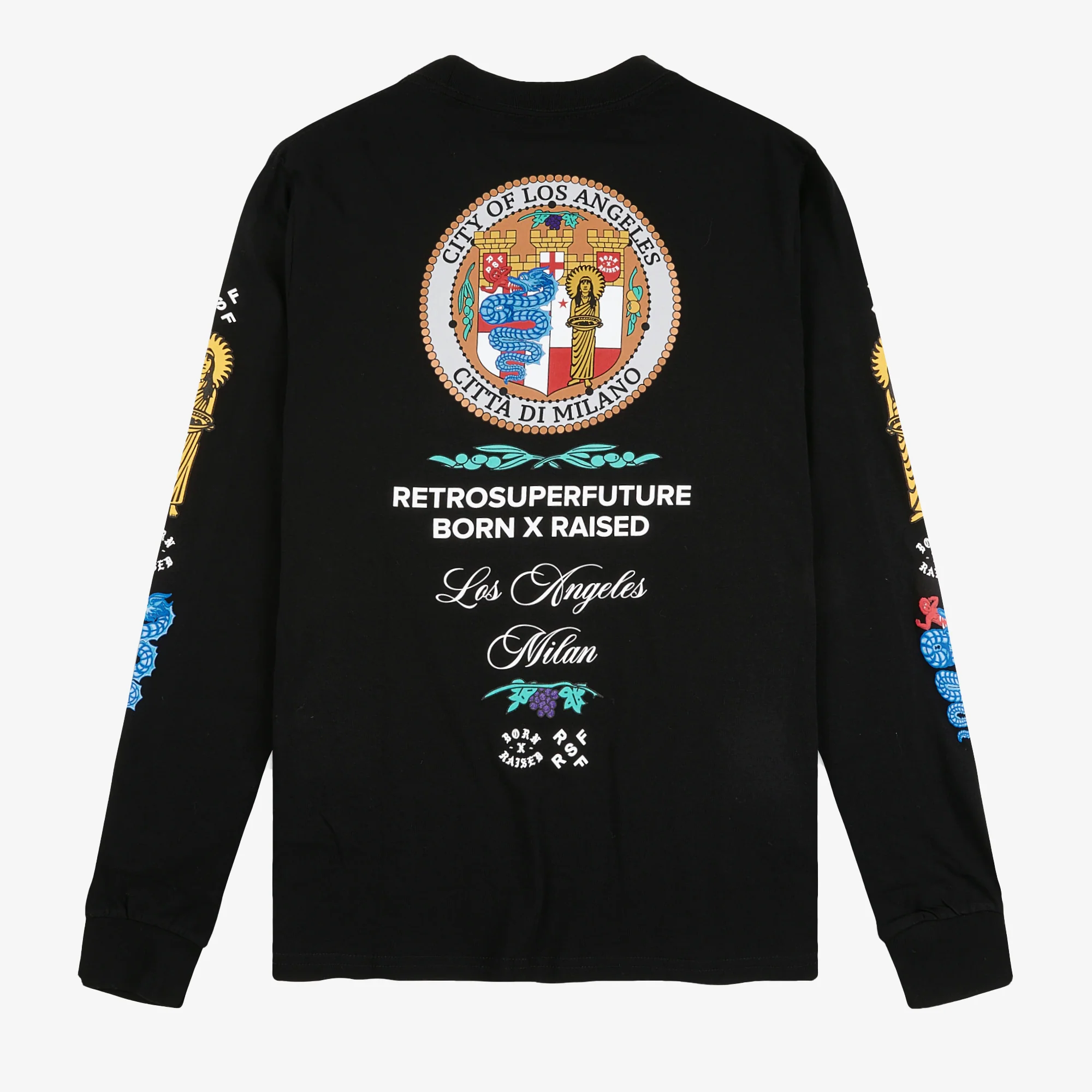 Retrosuperfuture | BORN X RAISED LONGSLEEVE { BLACK - Image 2