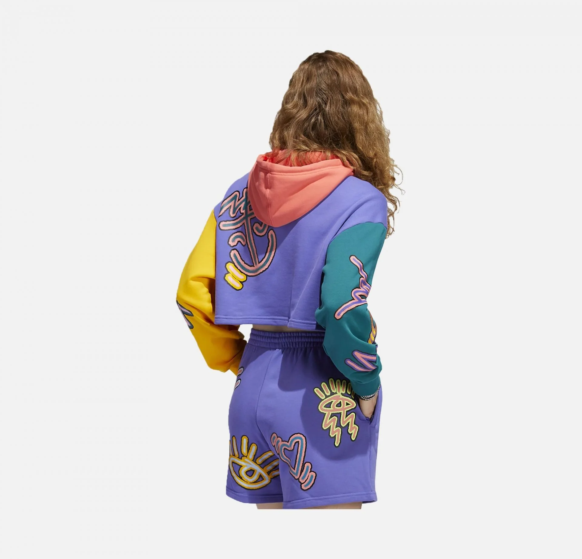 Adidas Originals | LOVE UNITES CROP HOODIE - Image 2