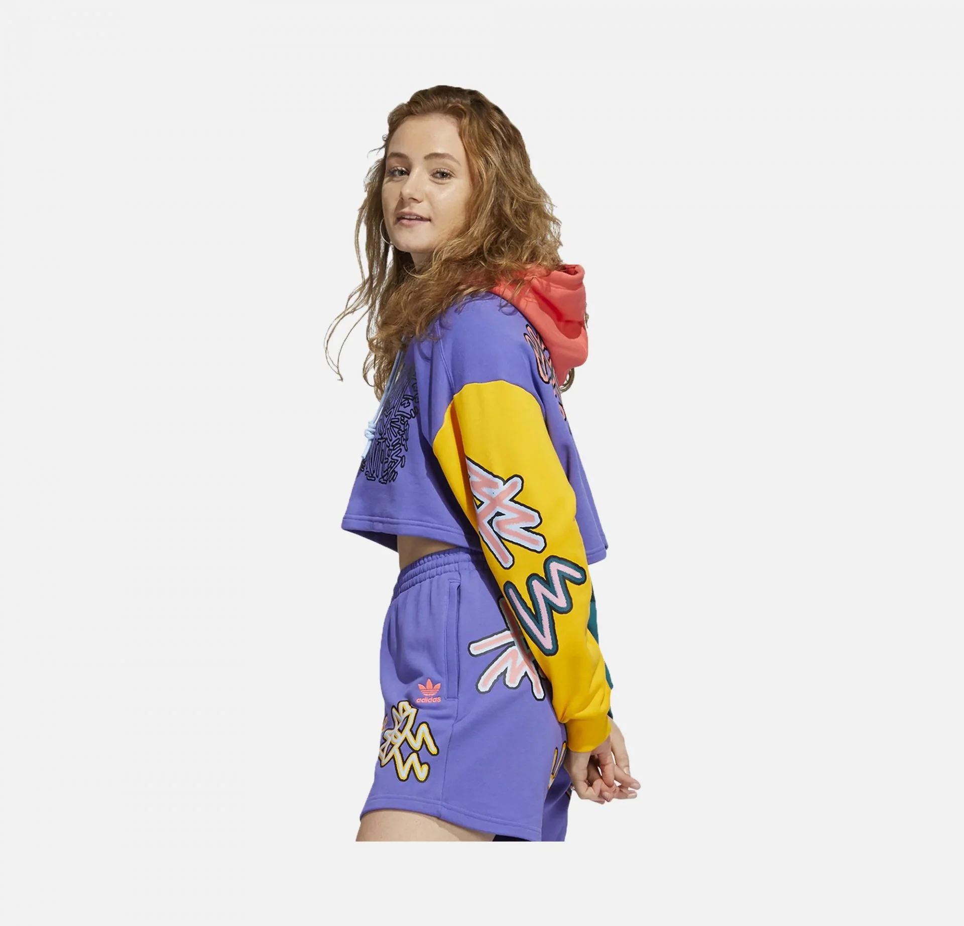 Adidas Originals | LOVE UNITES CROP HOODIE - Image 3