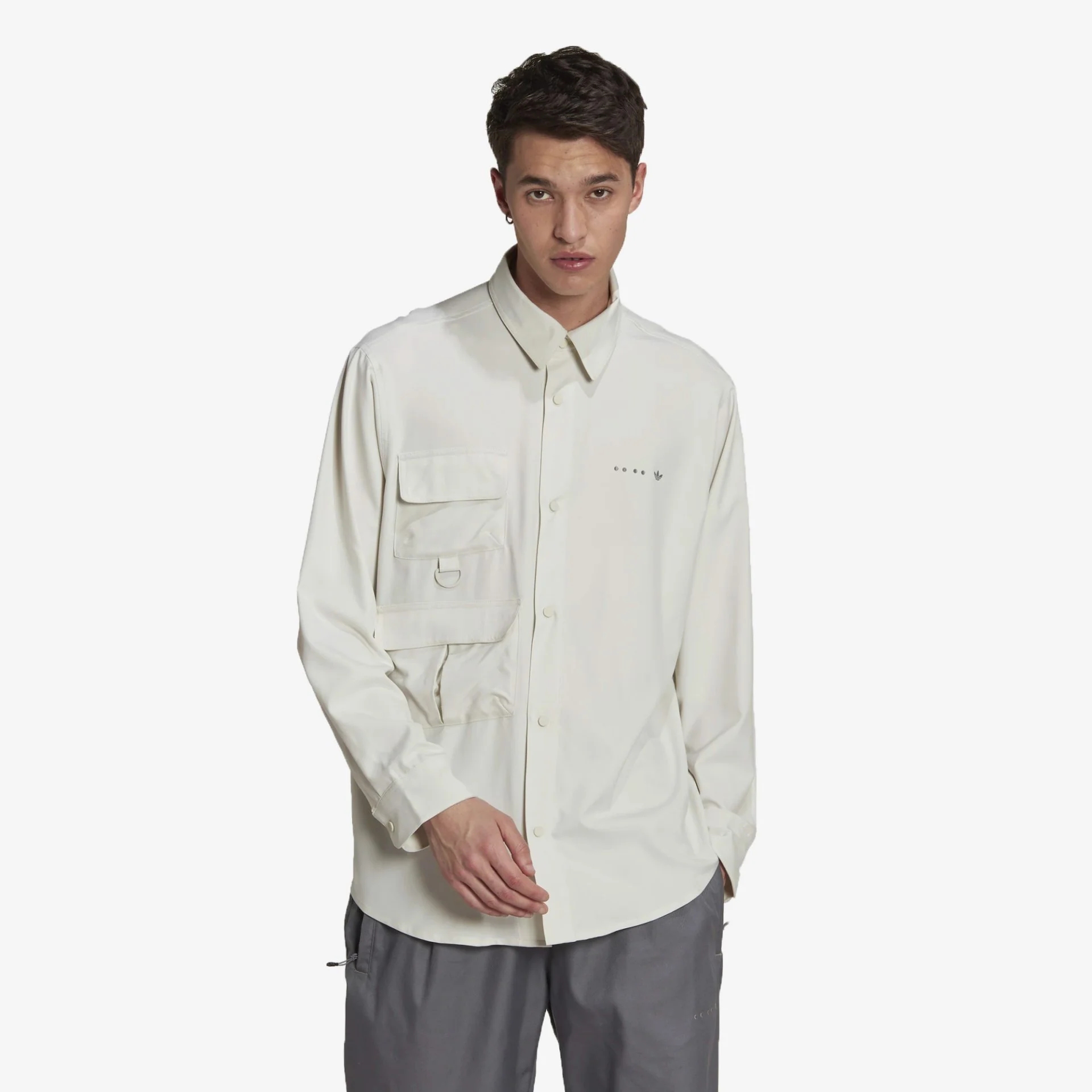 Adidas Originals | LS OVERSHIRT { ORBIT GRAY