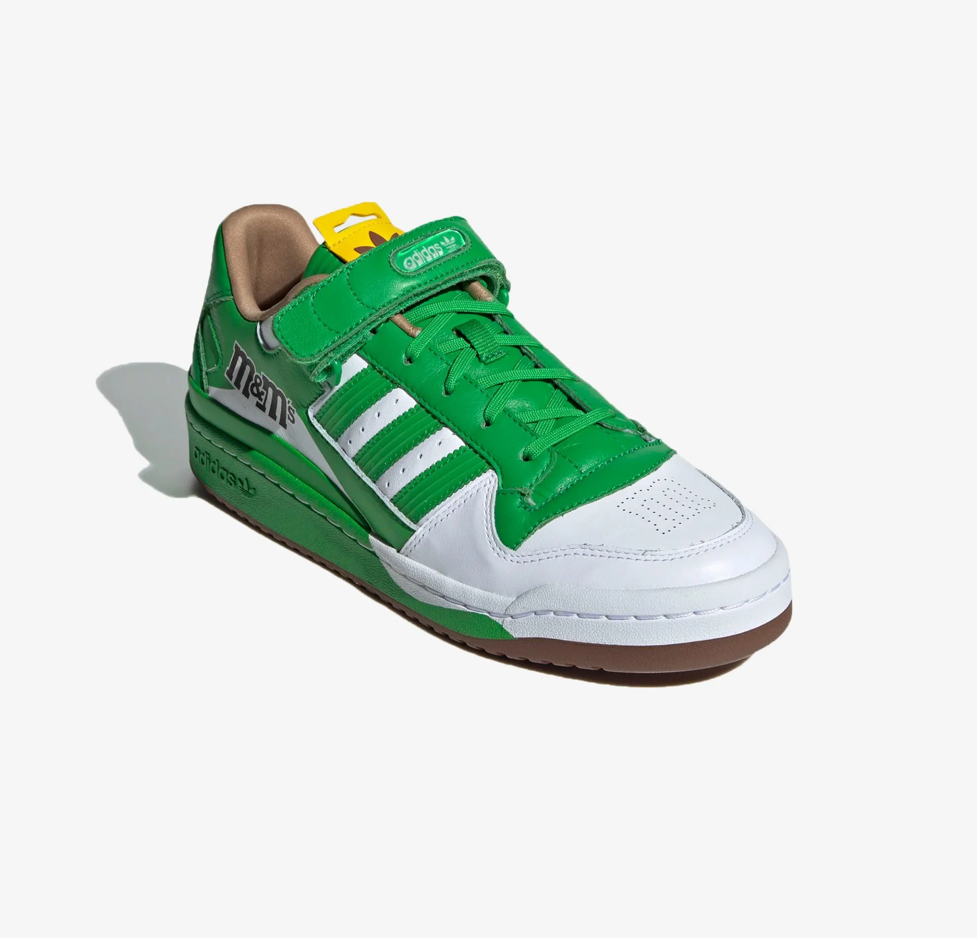 Adidas Originals | M&M'S BRAND FORUM LOW 84 { GREEN / CLOUD WHITE - Image 2
