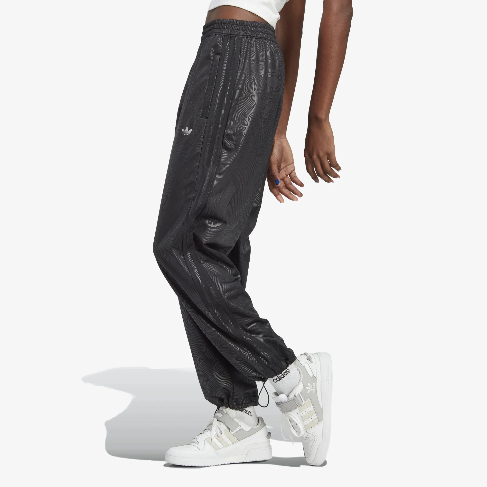Adidas Originals | MARBLE PRINT FIREBIRD TRACK PANTS { BLACK