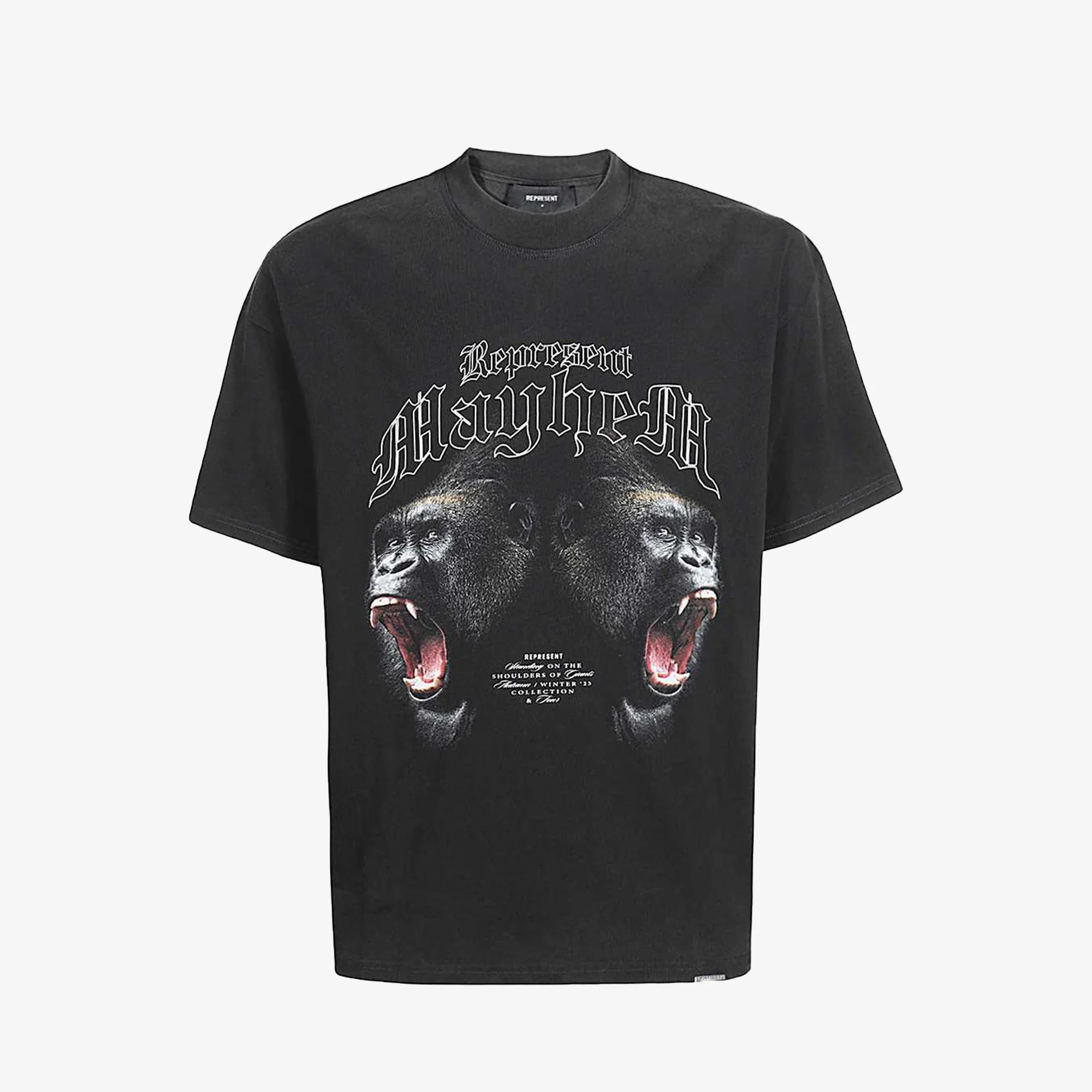 Represent | MAYHEM T-SHIRT { VINTAGE BLACK