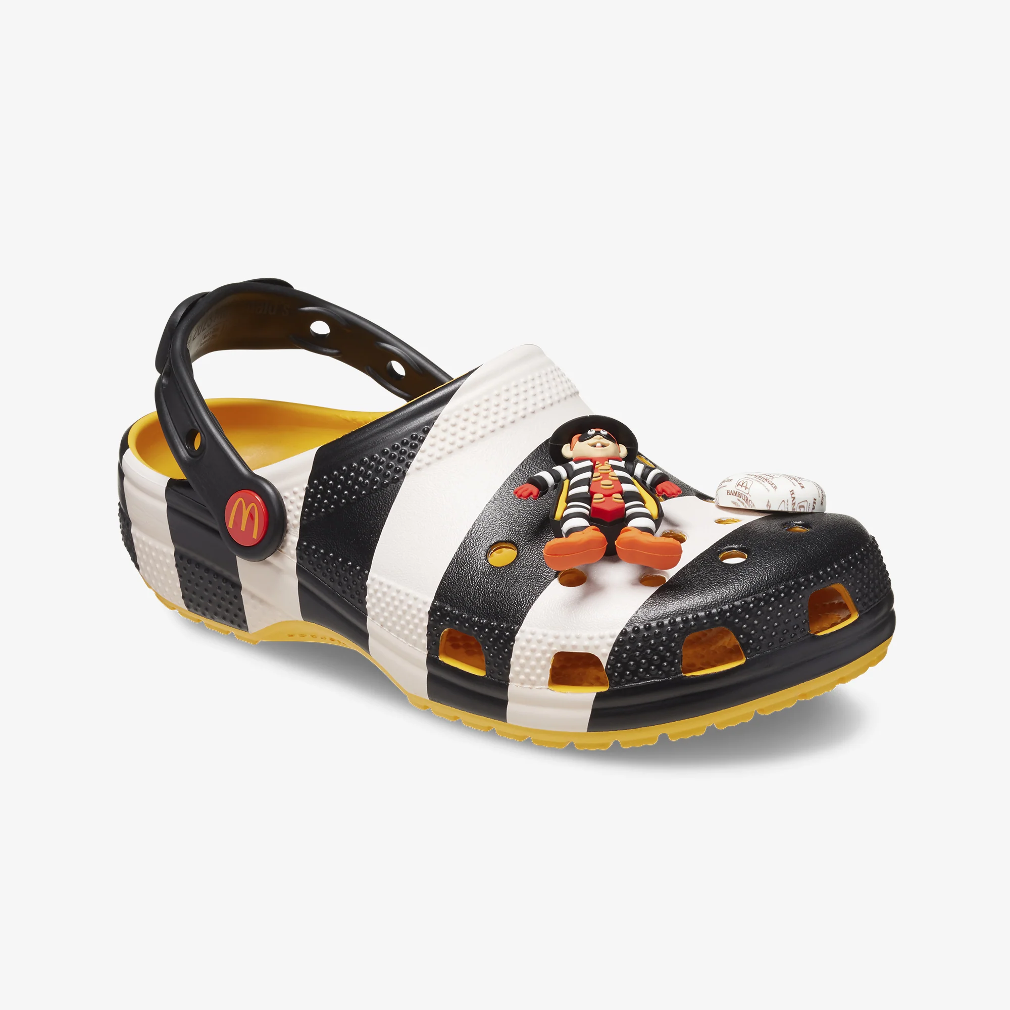 Crocs | McD x CROCS CLASSIC CLOG HAMBURGLAR { BLACK/WHITE - Image 2