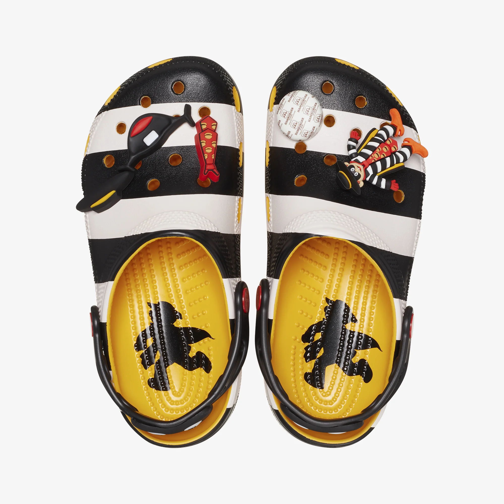 Crocs | McD x CROCS CLASSIC CLOG HAMBURGLAR { BLACK/WHITE - Image 4