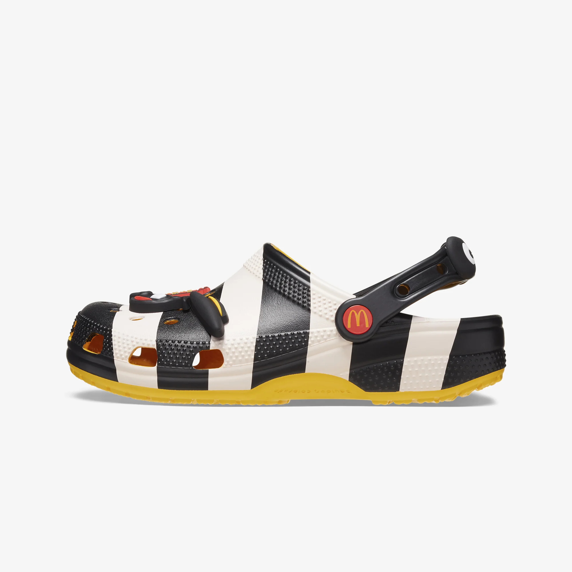 Crocs | McD x CROCS CLASSIC CLOG HAMBURGLAR { BLACK/WHITE - Image 6