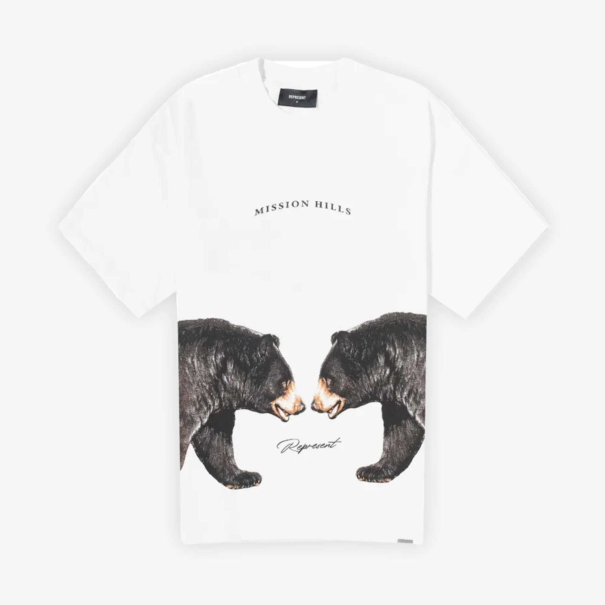 Represent | MISSION HILLS T-SHIRT  { FLAT WHITE