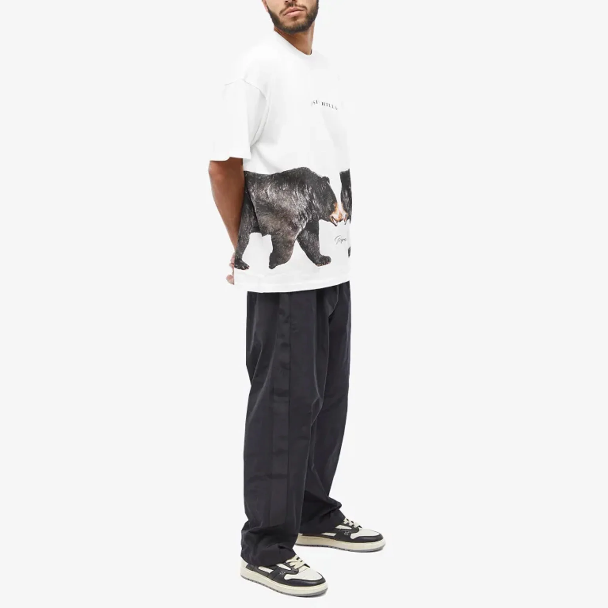 Represent | MISSION HILLS T-SHIRT  { FLAT WHITE - Image 5