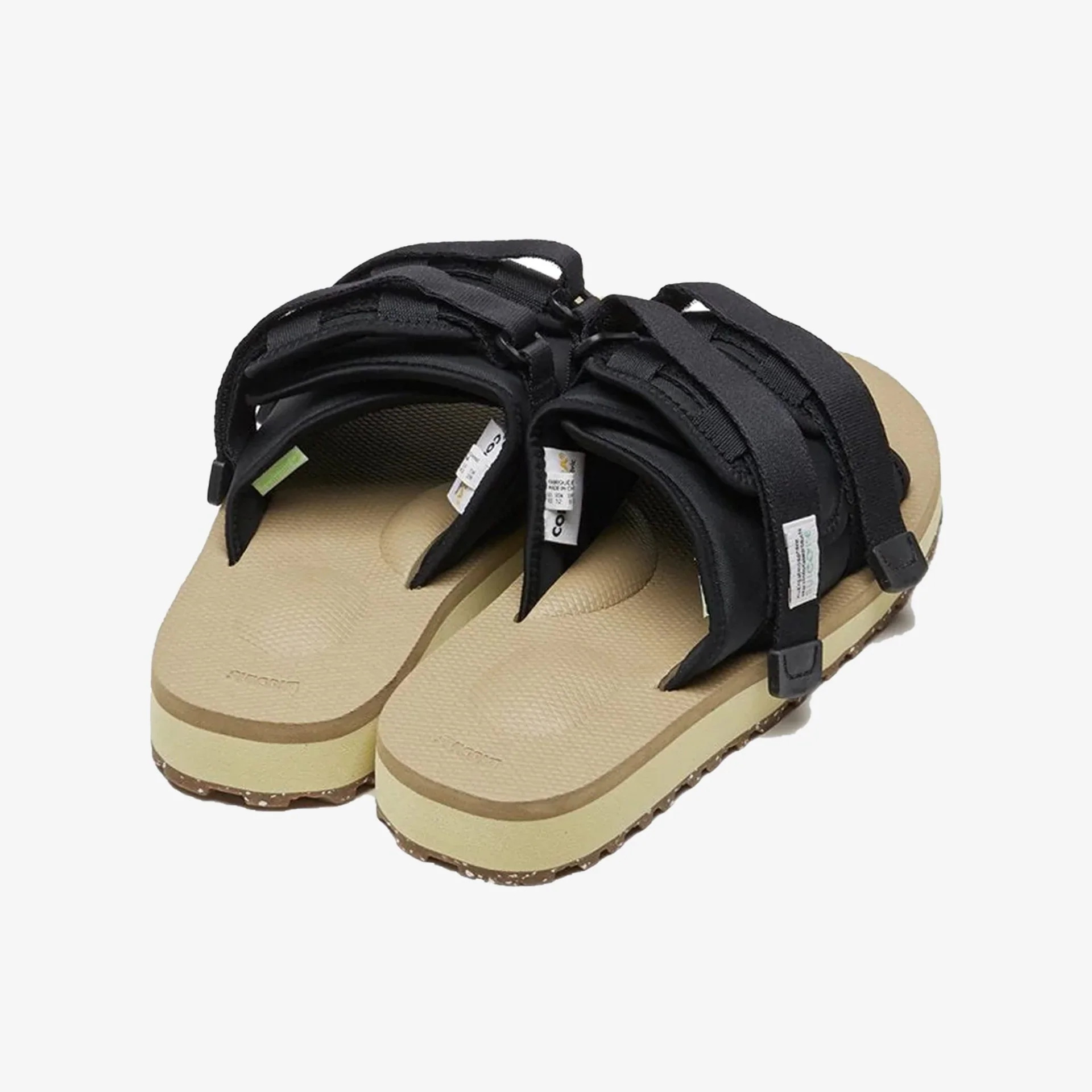 Suicoke | MOTO-CAB-ECO { BLACK BEIGE - Image 3