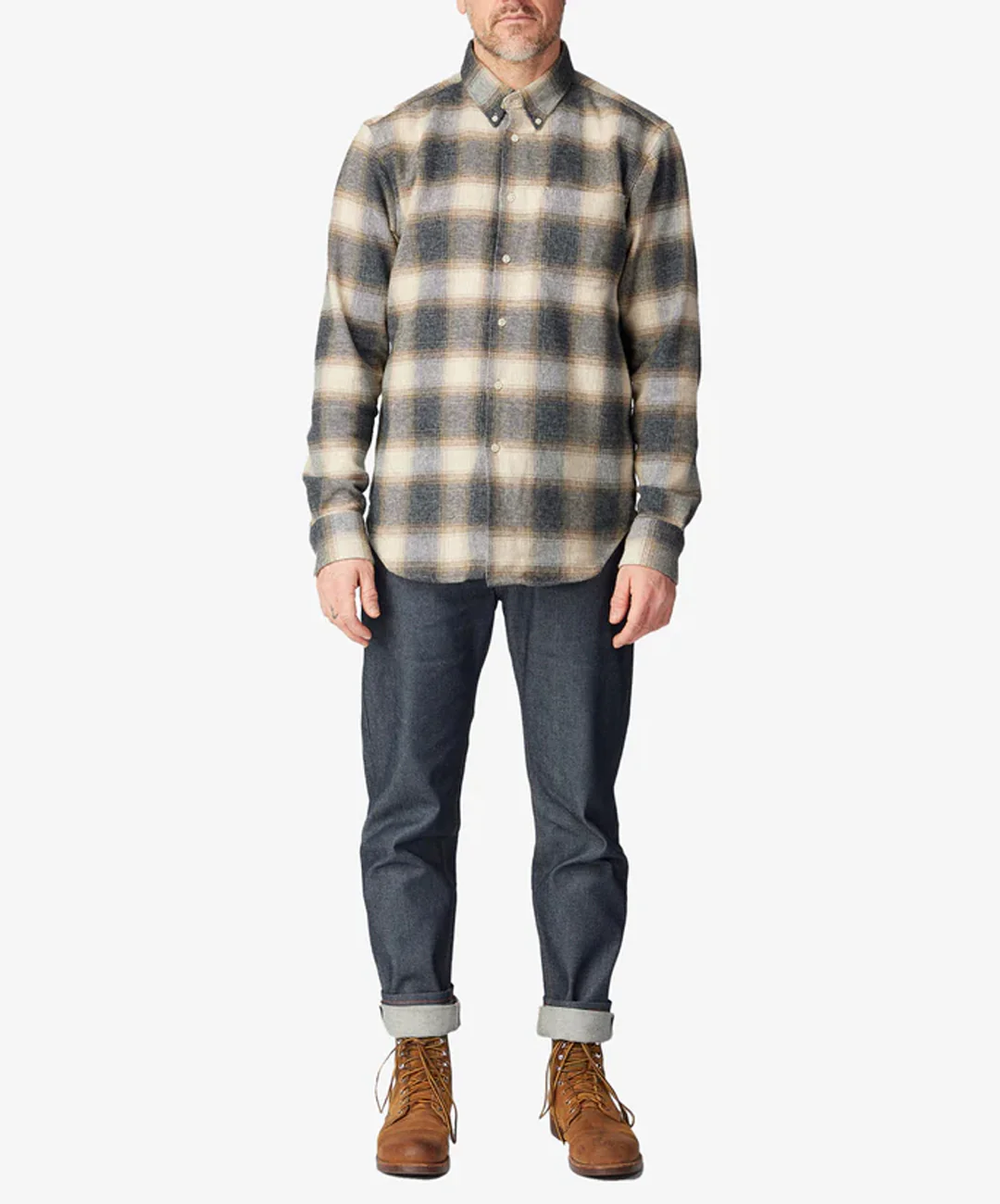 Naked & Famous | EASY GUY - NATURAL INDIGO SELVEDGE { BLUE