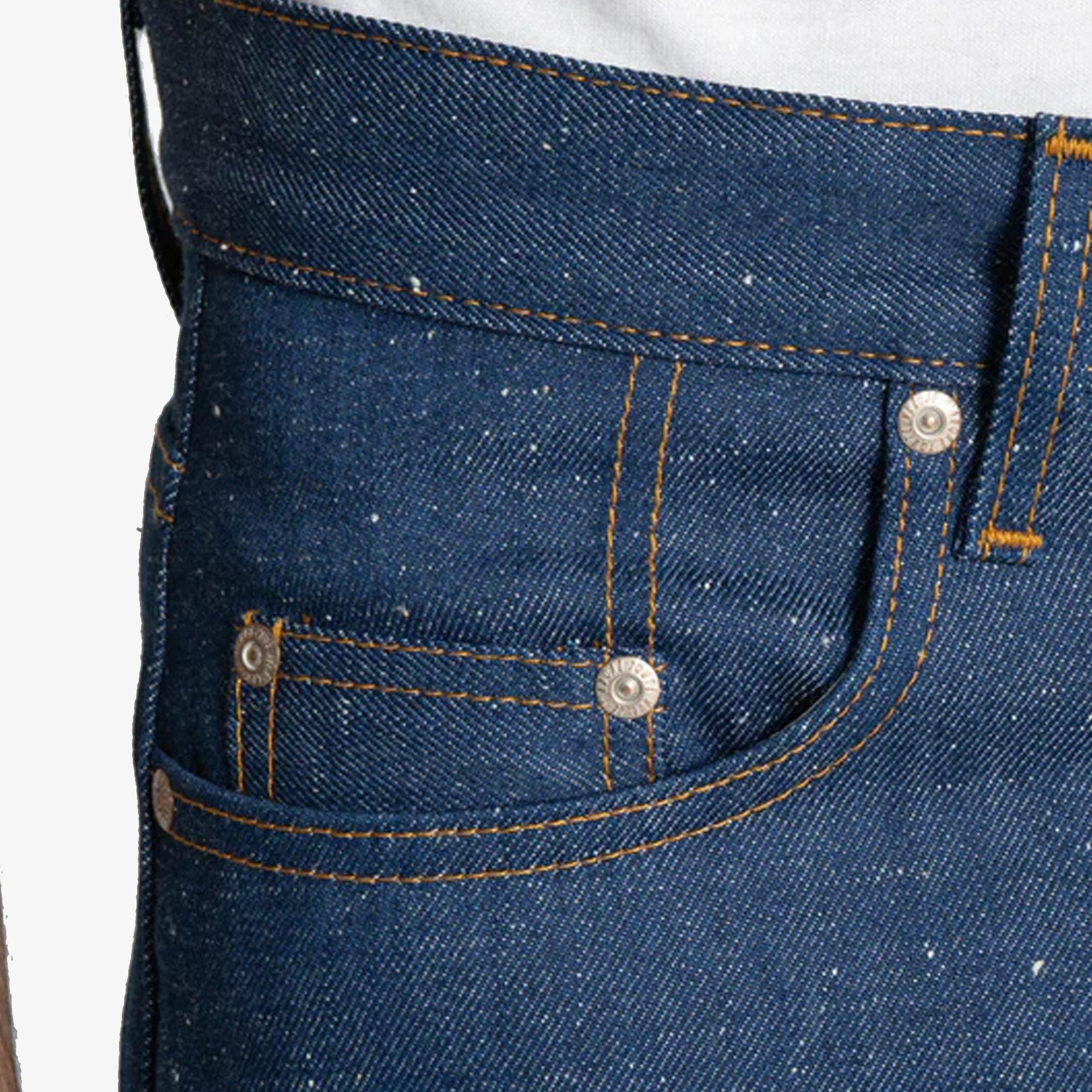 Naked & Famous | EASY GUY - WORKFORCE SELVEDGE { BLUE - Image 4