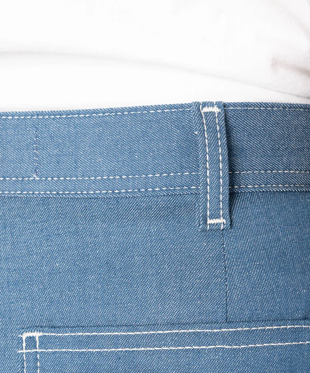 Naked & Famous | MAUDIE - ANTIQUE BLUE DENIM STRETCH { BLUE - Image 5