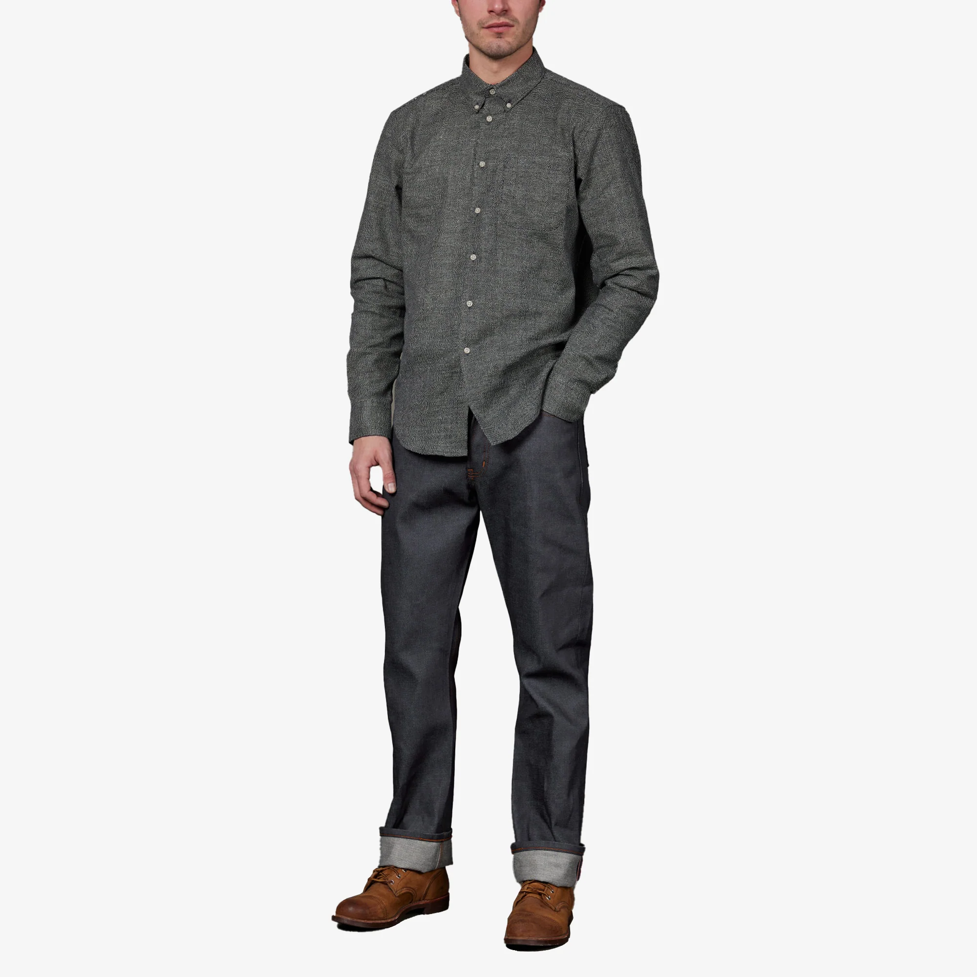 Naked & Famous | TRUE GUY - DIRTY FADE SELVEDGE { DENIM BLUE - Image 6