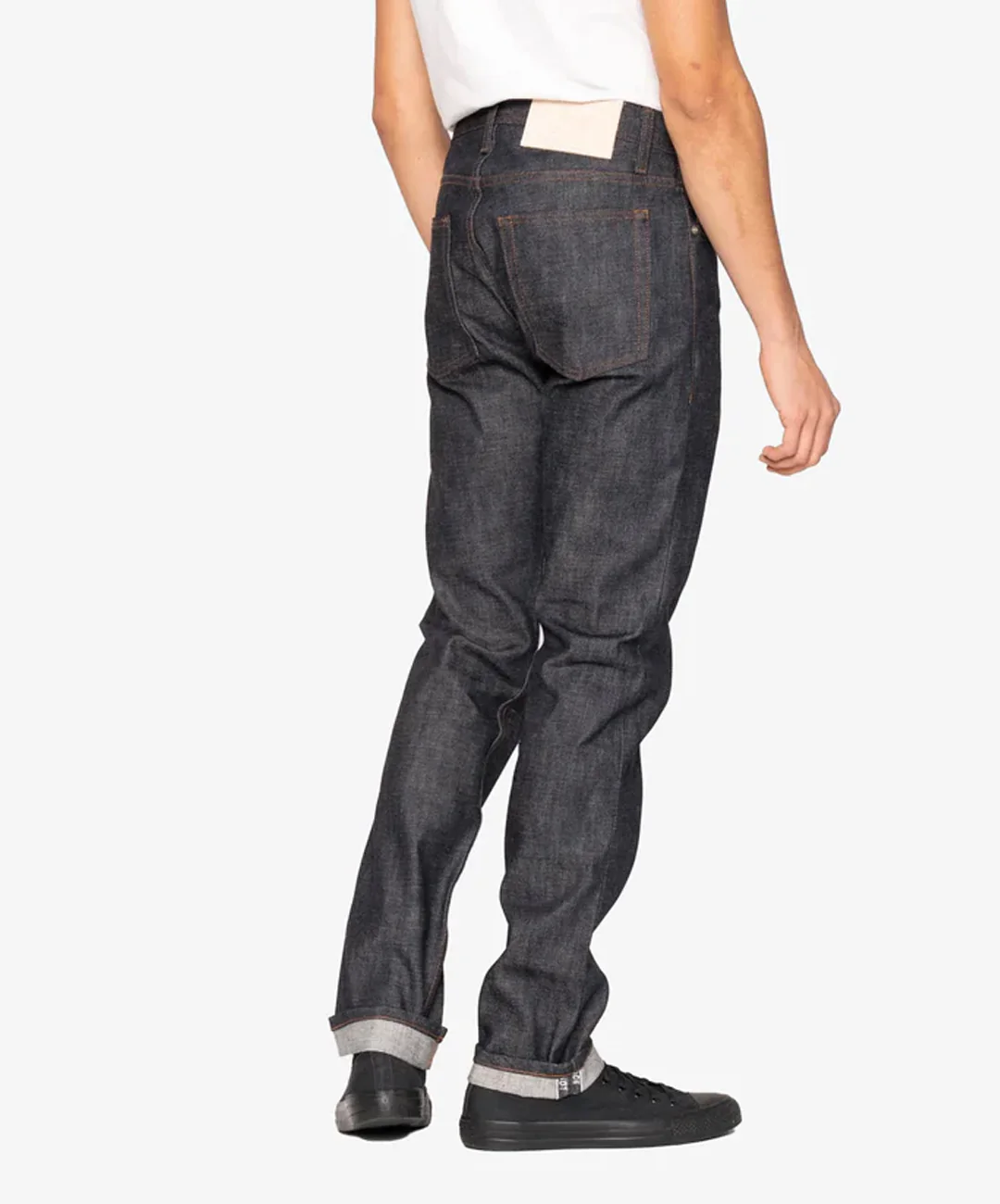 Naked & Famous | WEIRD GUY - LOVE & PEACE SELVEDGE { BLUE - Image 2