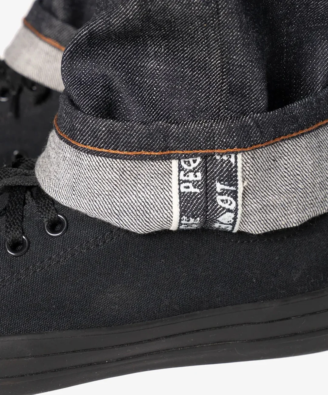 Naked & Famous | WEIRD GUY - LOVE & PEACE SELVEDGE { BLUE - Image 6