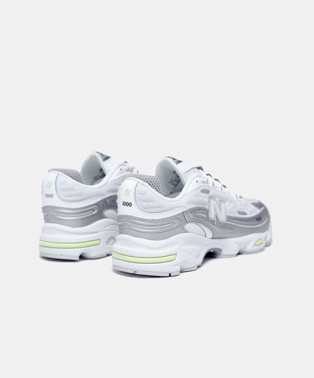 New Balance | 1000 { SILVER METALLIC/WHITE - Image 4