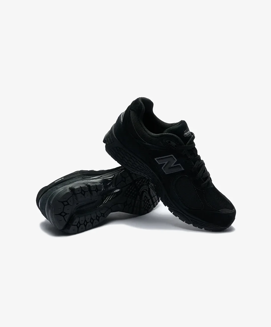 New Balance | 2002R { BLACK/BLACK METALLIC - Image 4