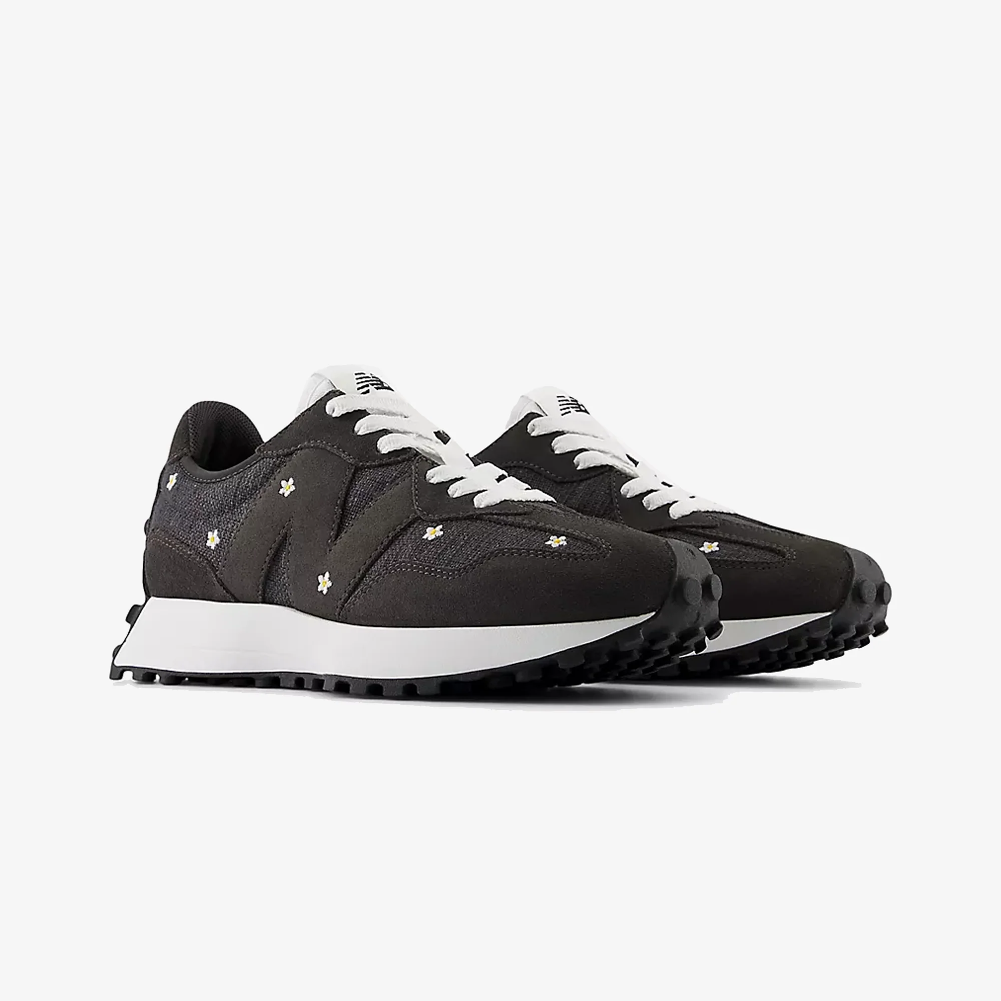New Balance | 327 { BLACK CEMENT/WHITE - Image 2