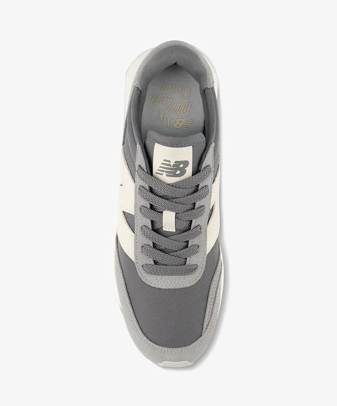 New Balance | 370 { GREY/WHITE - Image 2