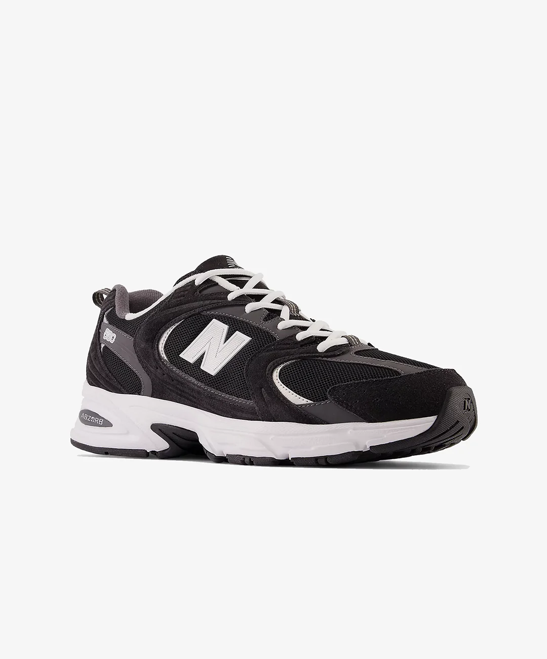 New Balance | 530 { BLACK MAGNET/SILVER METALLIC - Image 3