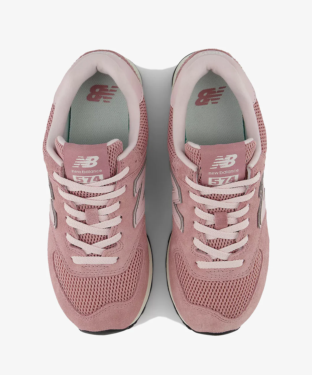 New Balance | 574 { ALPHA PINK WITH WHITE - Image 2
