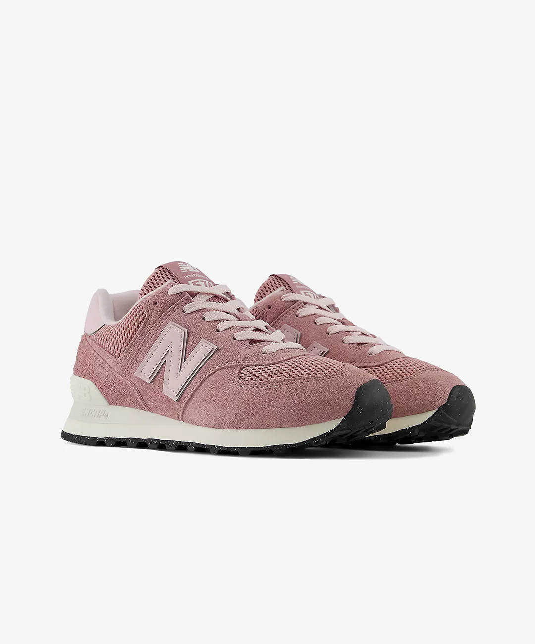 New Balance | 574 { ALPHA PINK WITH WHITE - Image 3
