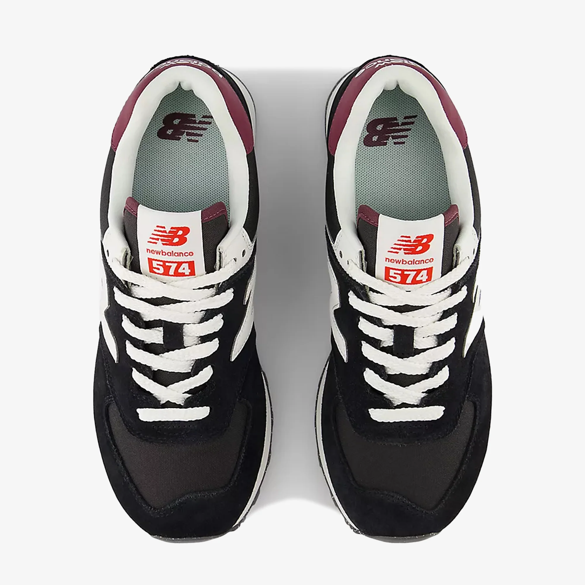 New Balance | 574 { BLACK/WHITE - Image 2