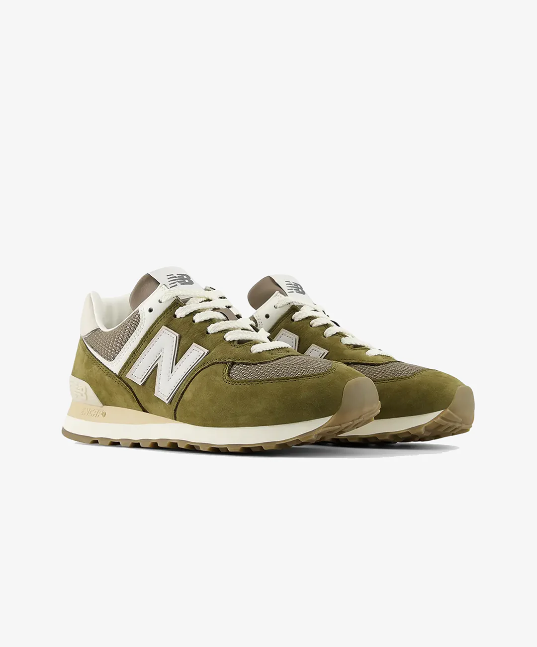 New Balance | 574 { CALCIUM/SILVER METALLIC - Image 2