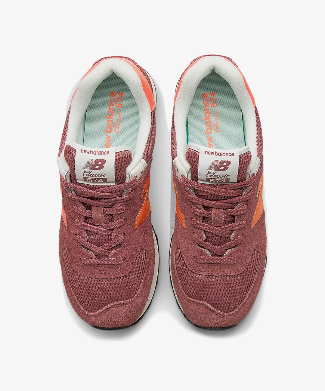 New Balance | 574 { RED ROCK/TANGERINE HEAT - Image 2