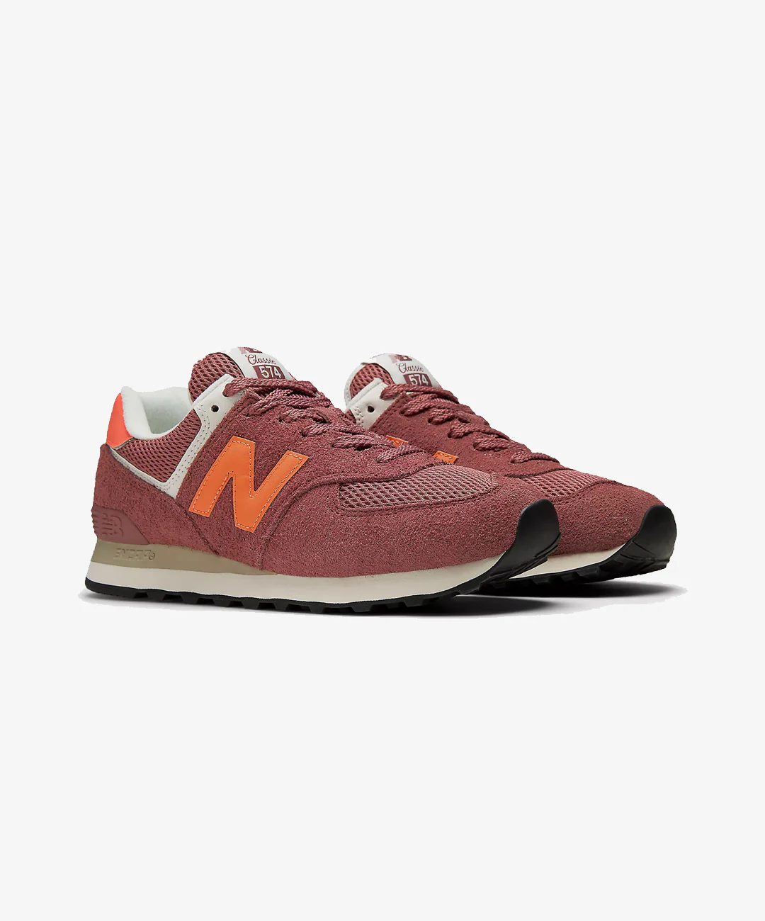 New Balance | 574 { RED ROCK/TANGERINE HEAT - Image 3