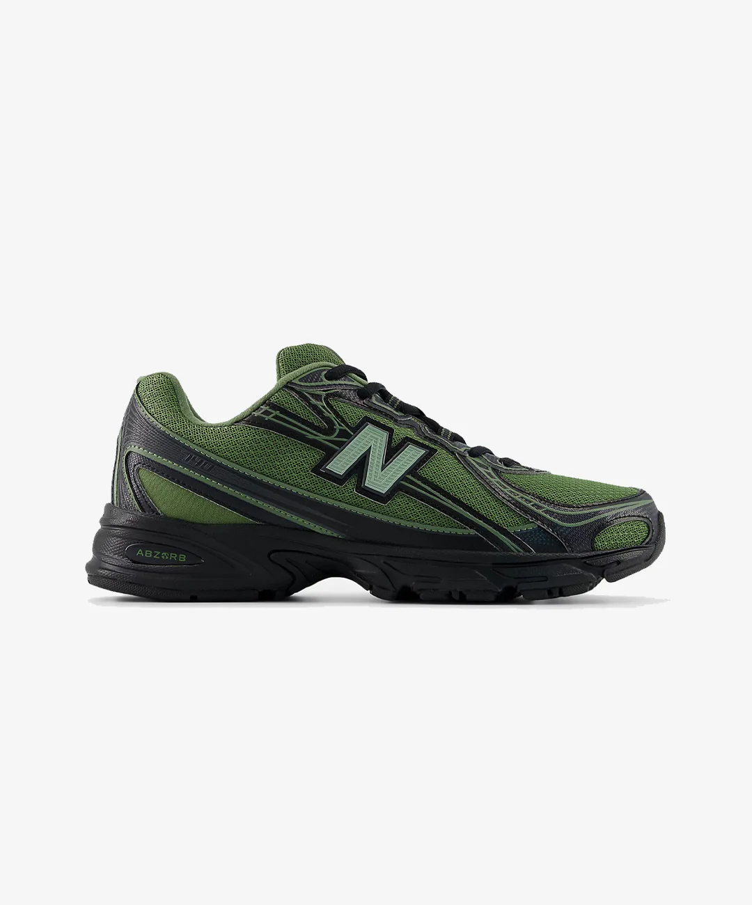 New Balance | 740 { UTILITY GREEN/BLACK