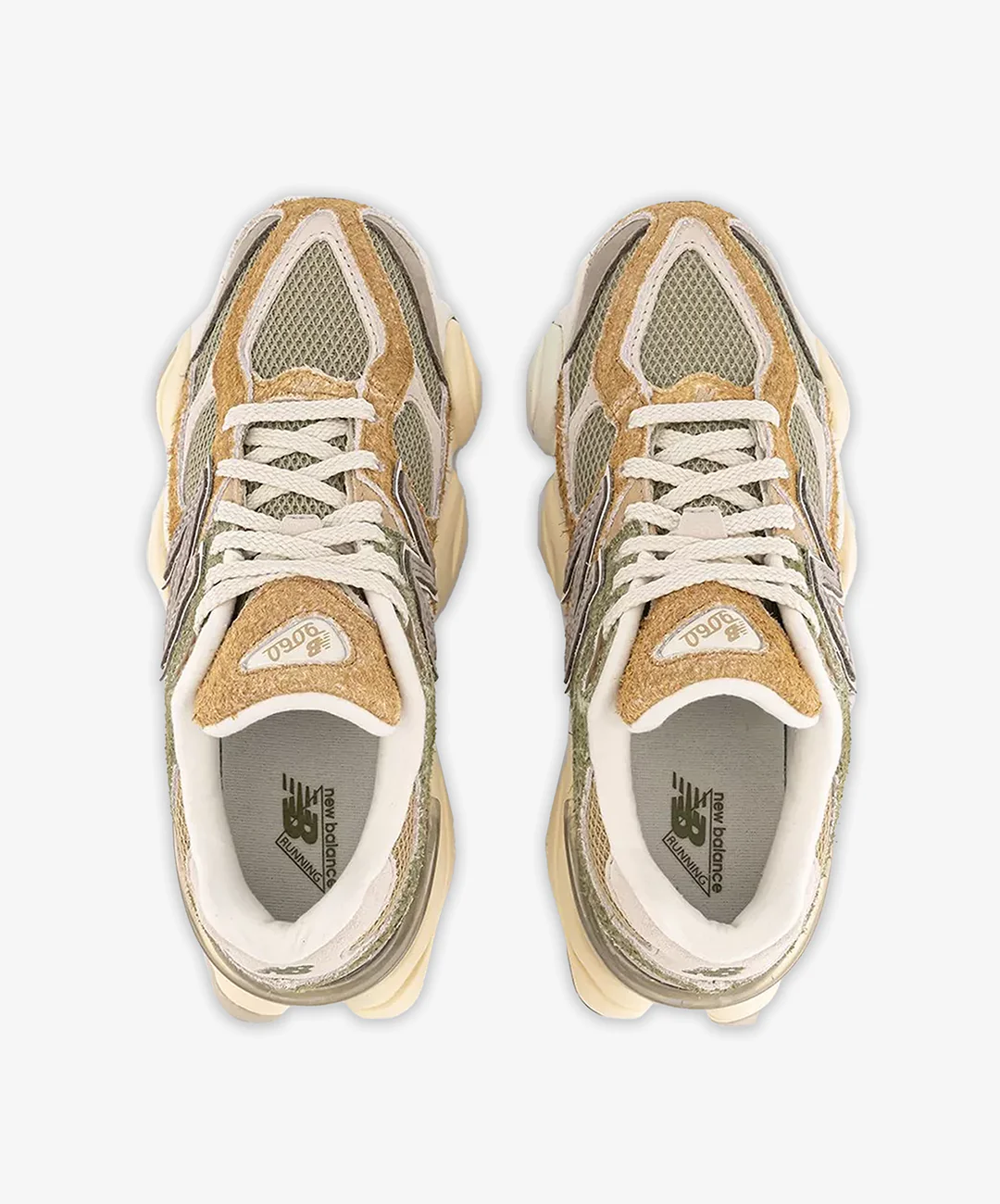New Balance | 9060 { BEIGE/OLIVE - Image 2