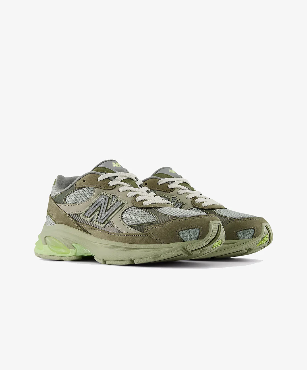 New Balance | ABZORB 2010 { COVERT GREEN/DRY LIME/LONE STAR GREY - Image 3