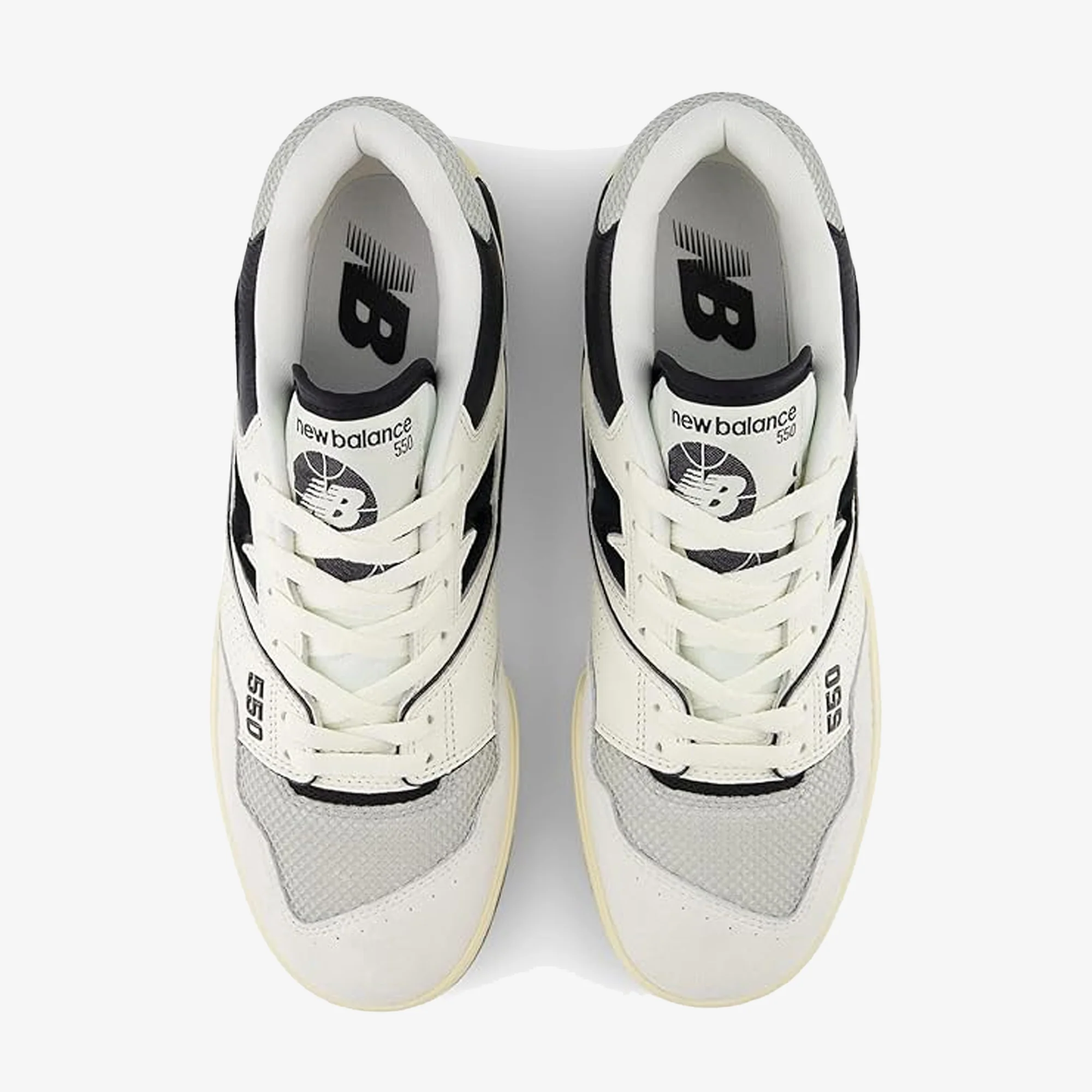 New Balance | BB550 { WHITE/GREY - Image 2